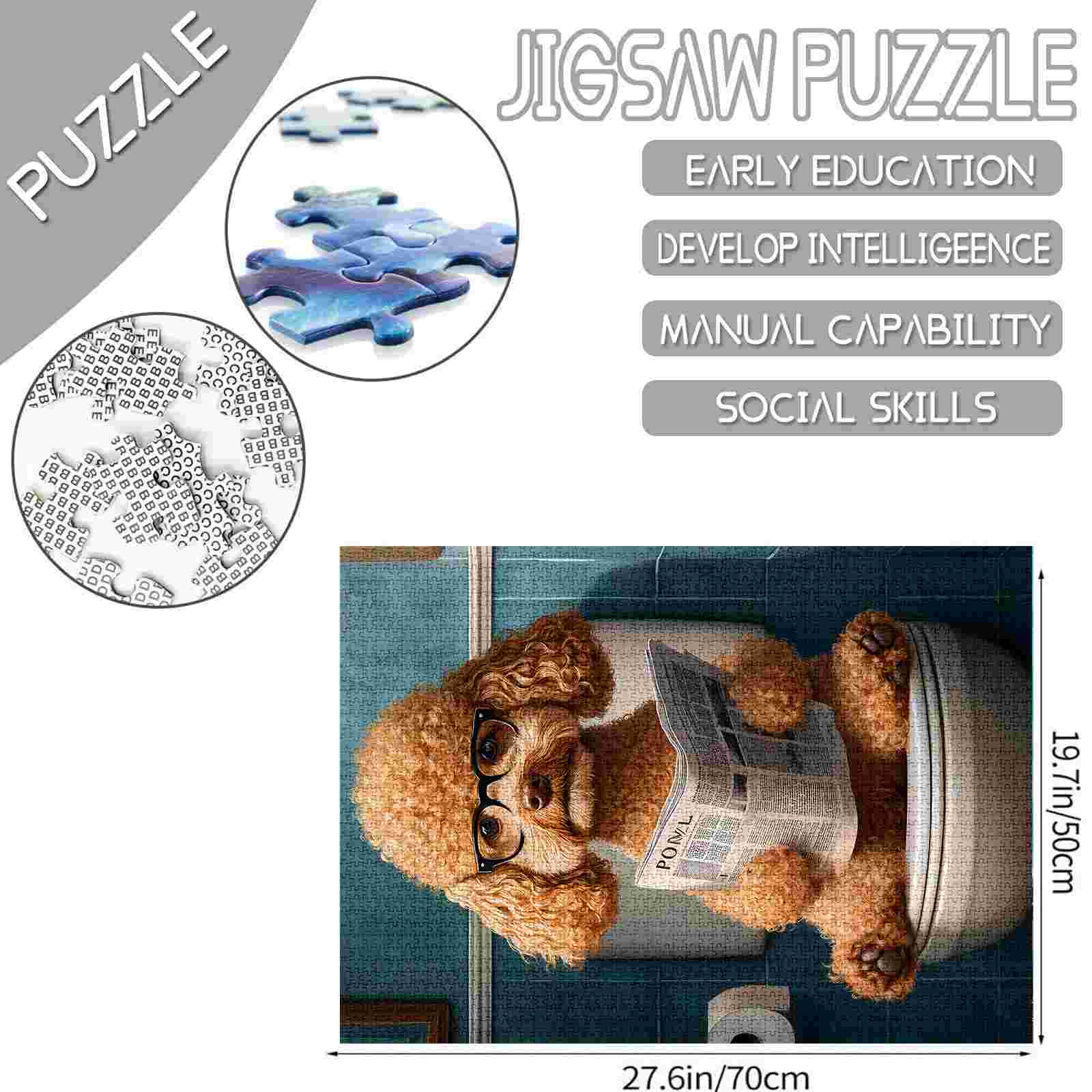 Reading Poodle Puzzle