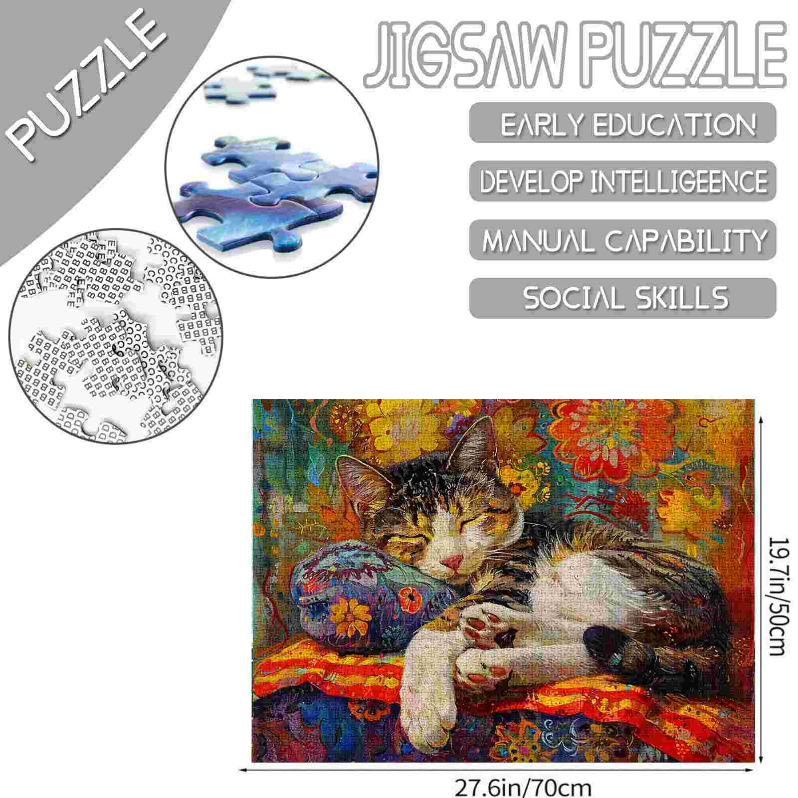 Cozy Cat Nap Jigsaw Puzzles