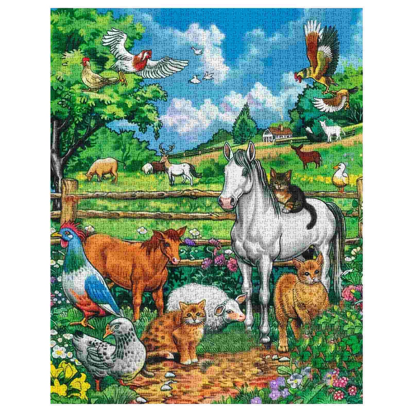 Puzzles d'animaux de la ferme