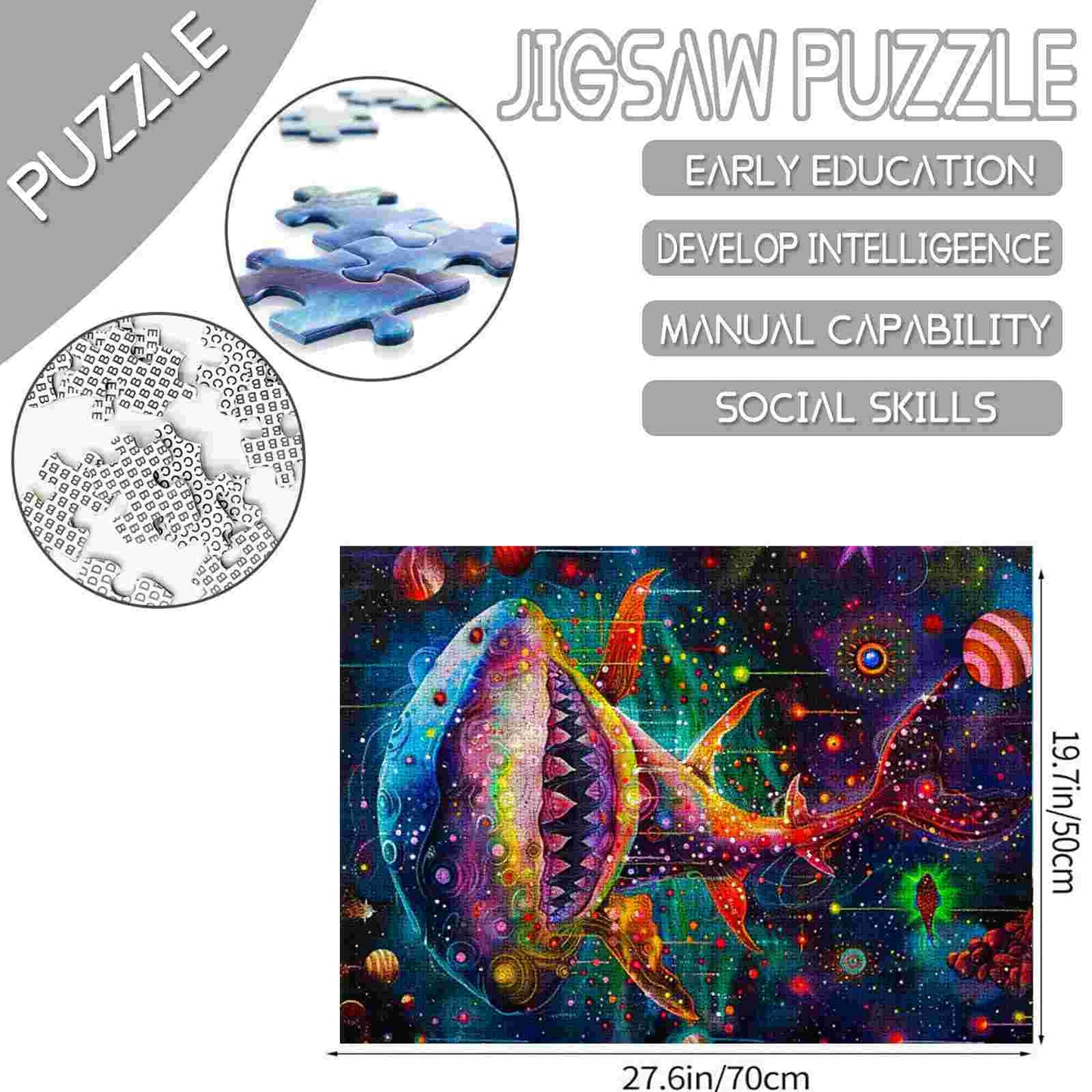 Puzzles de requins cosmiques 