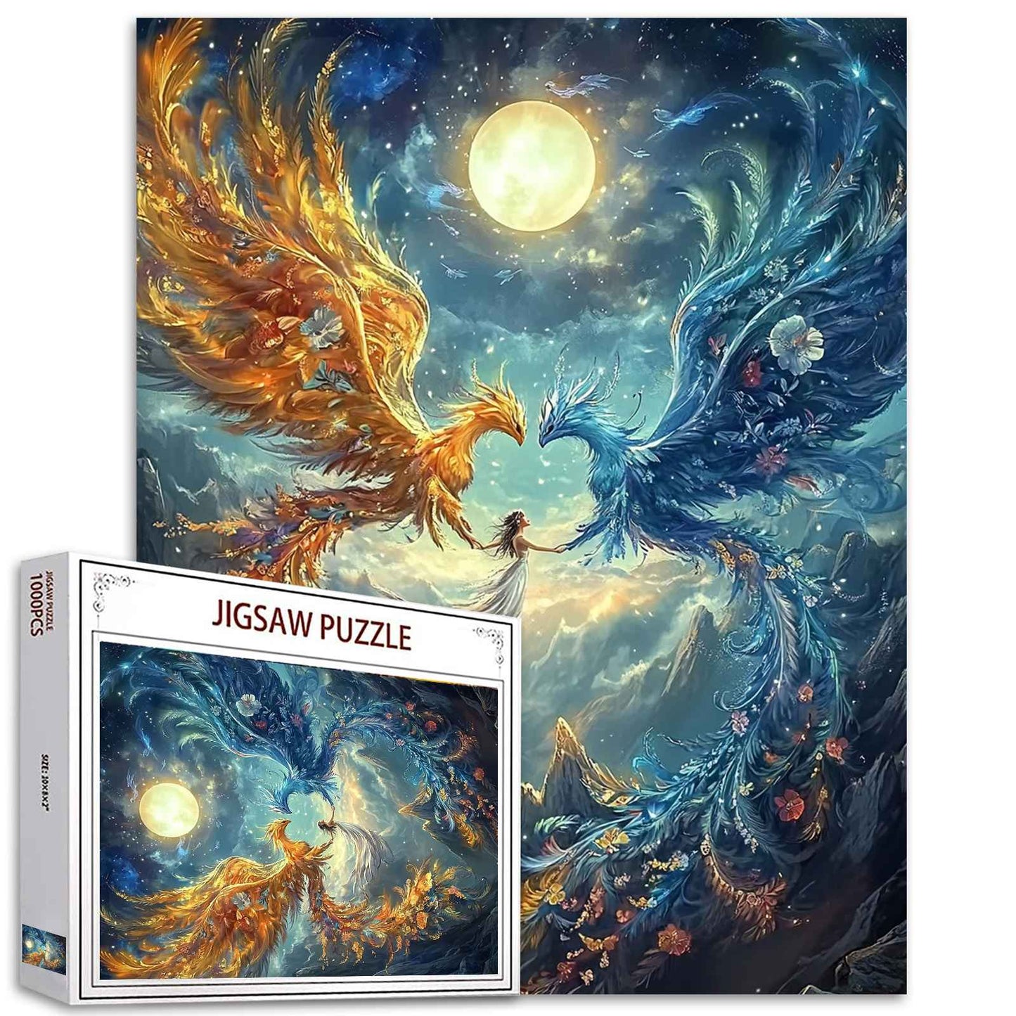 Celestial Phoenix Dance Jigsaw Puzzles