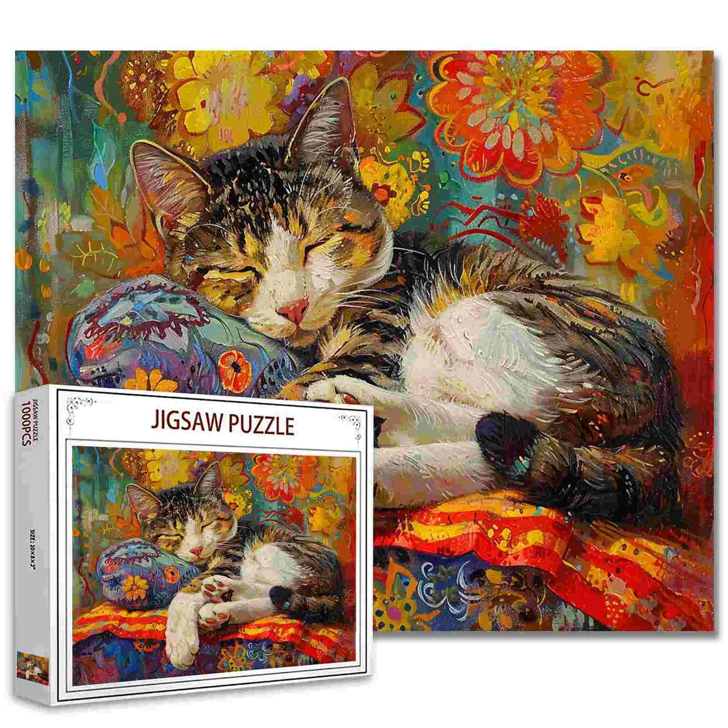 Cozy Cat Nap Jigsaw Puzzles