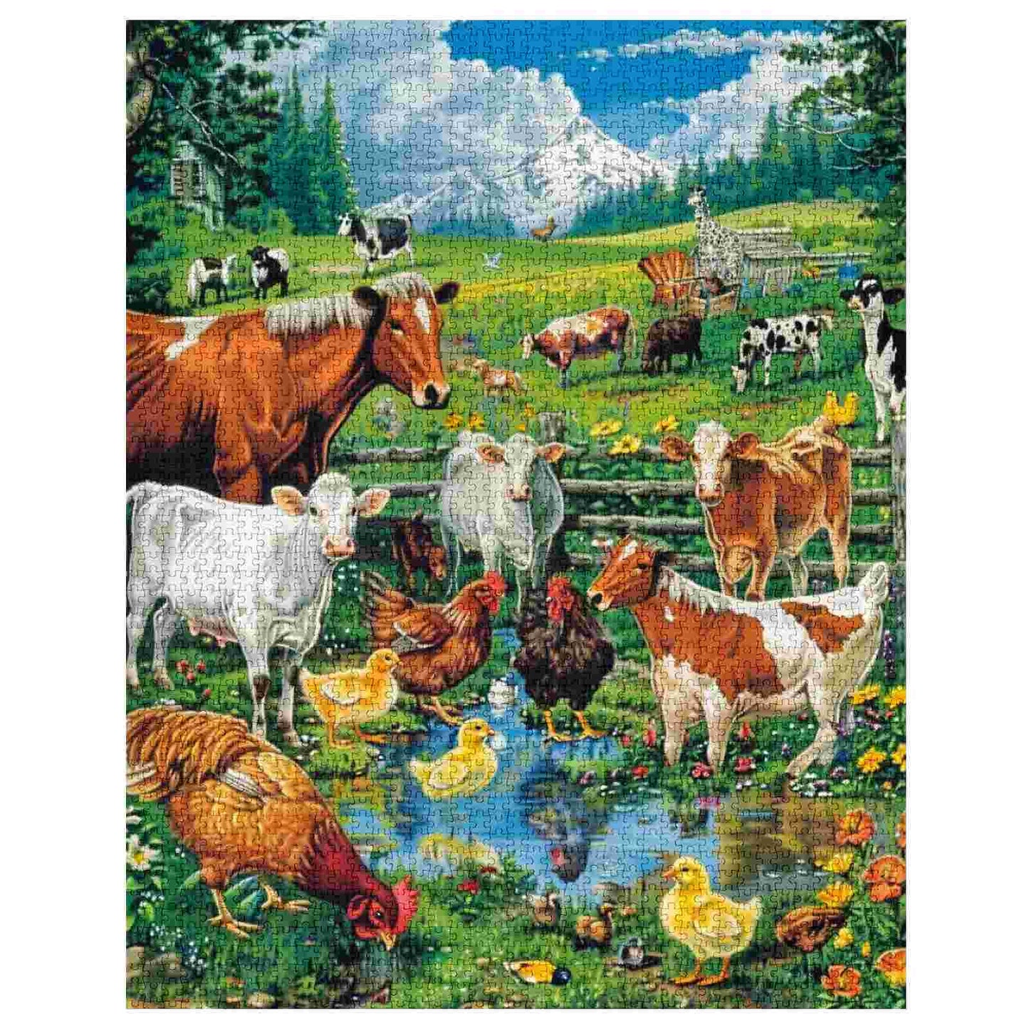 Puzzles d'animaux de la ferme