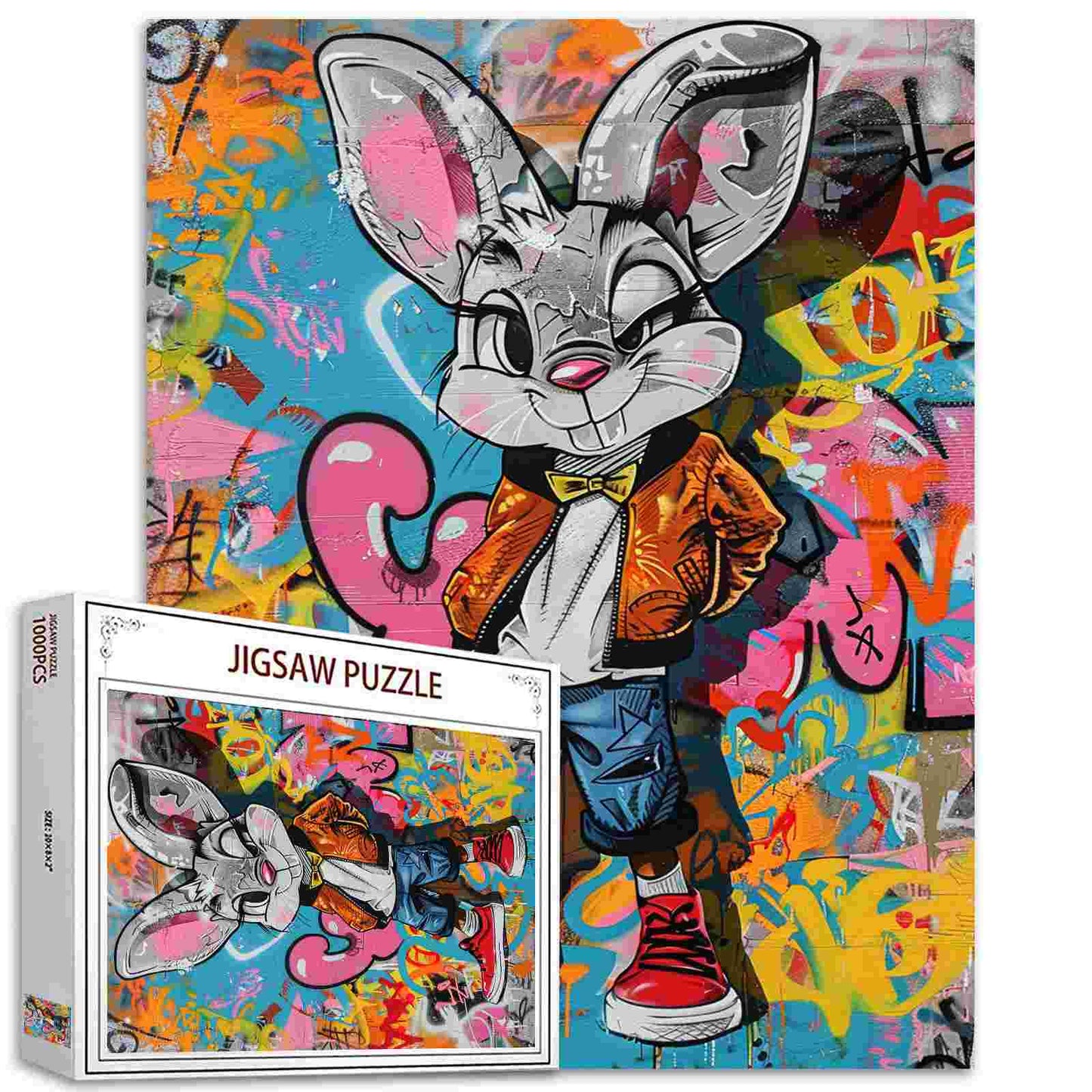 Cool Graffiti Bunny Jigsaw Puzzles