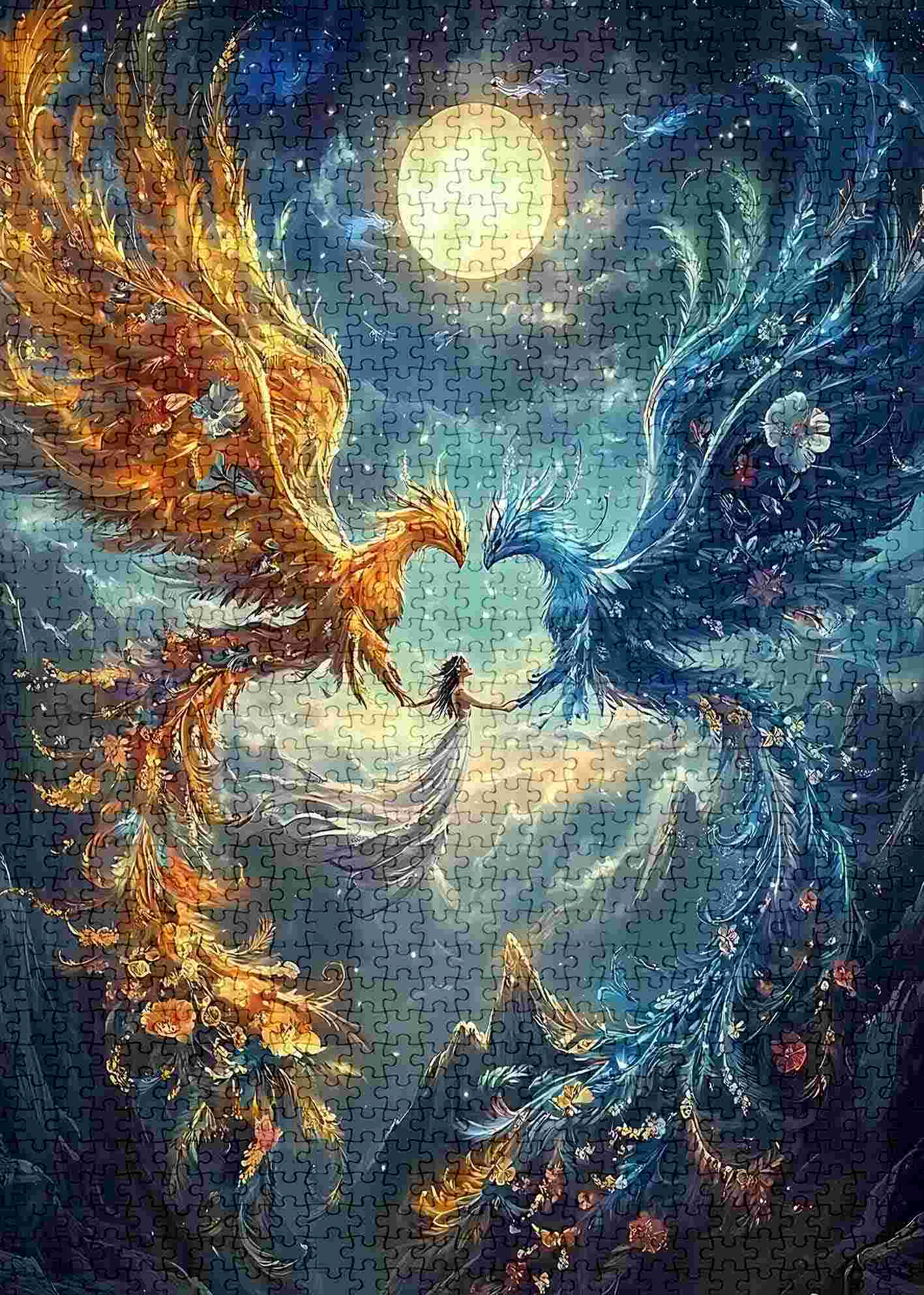 Celestial Phoenix Dance Jigsaw Puzzles