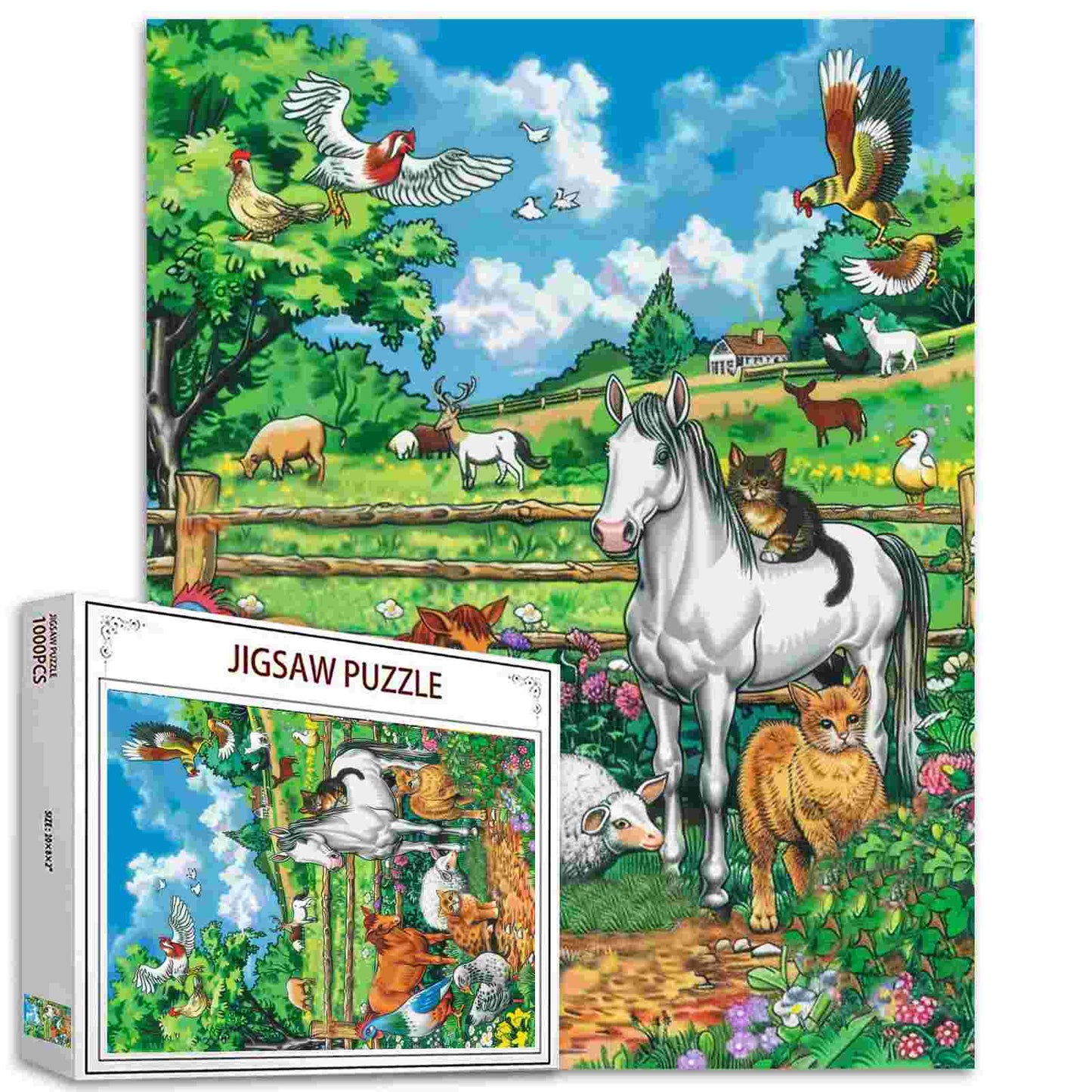 Puzzles d'animaux de la ferme