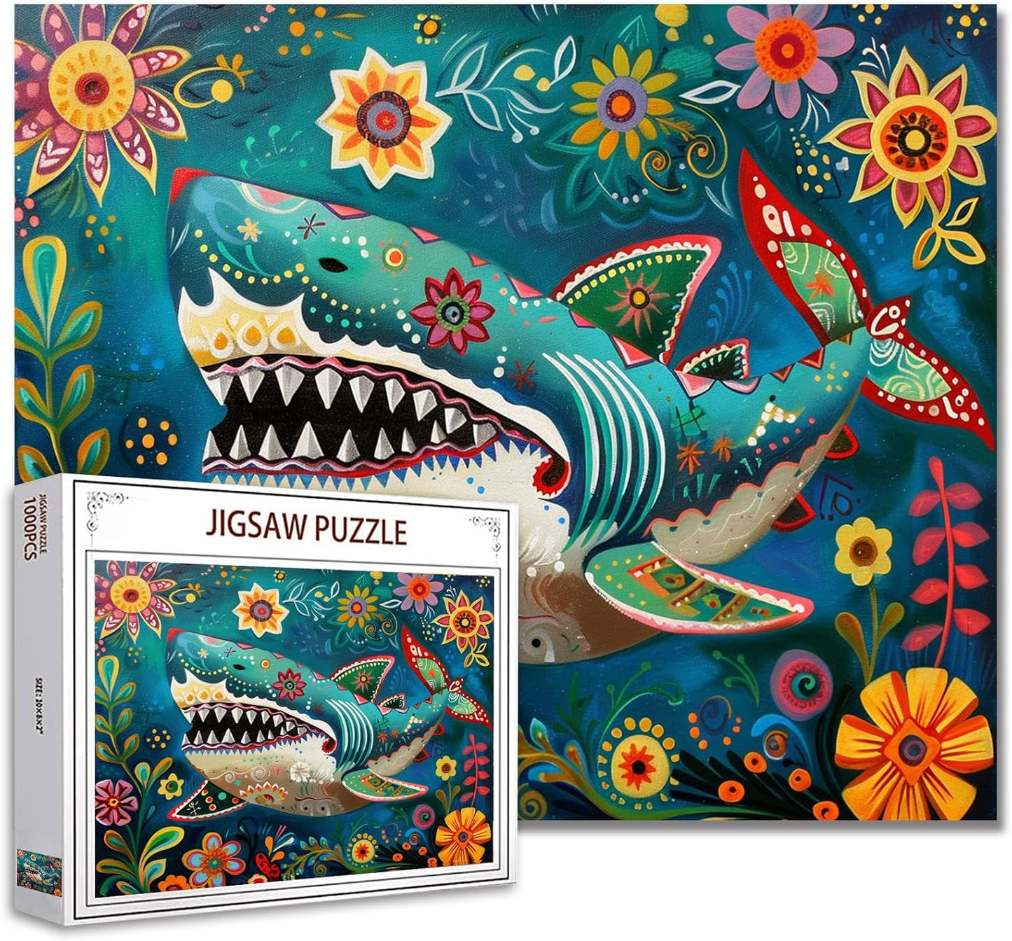 Fierce Shark Marine Animals Jigsaw Puzzles