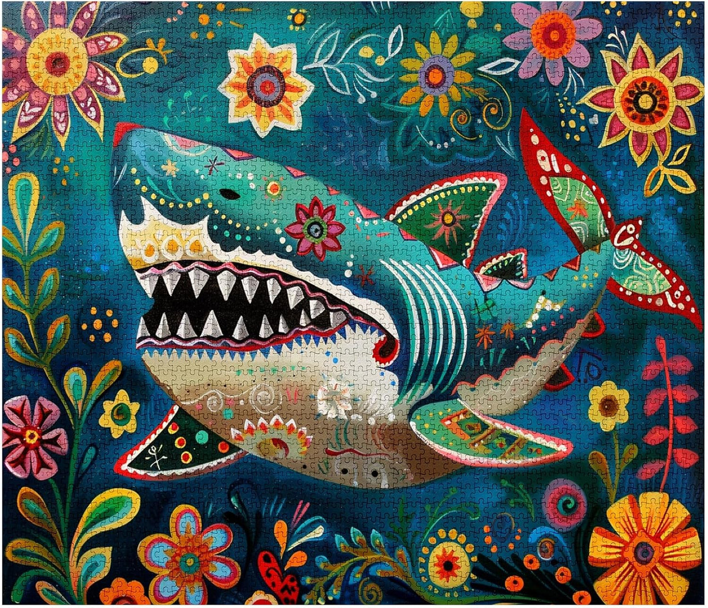 Fierce Shark Marine Animals Jigsaw Puzzles