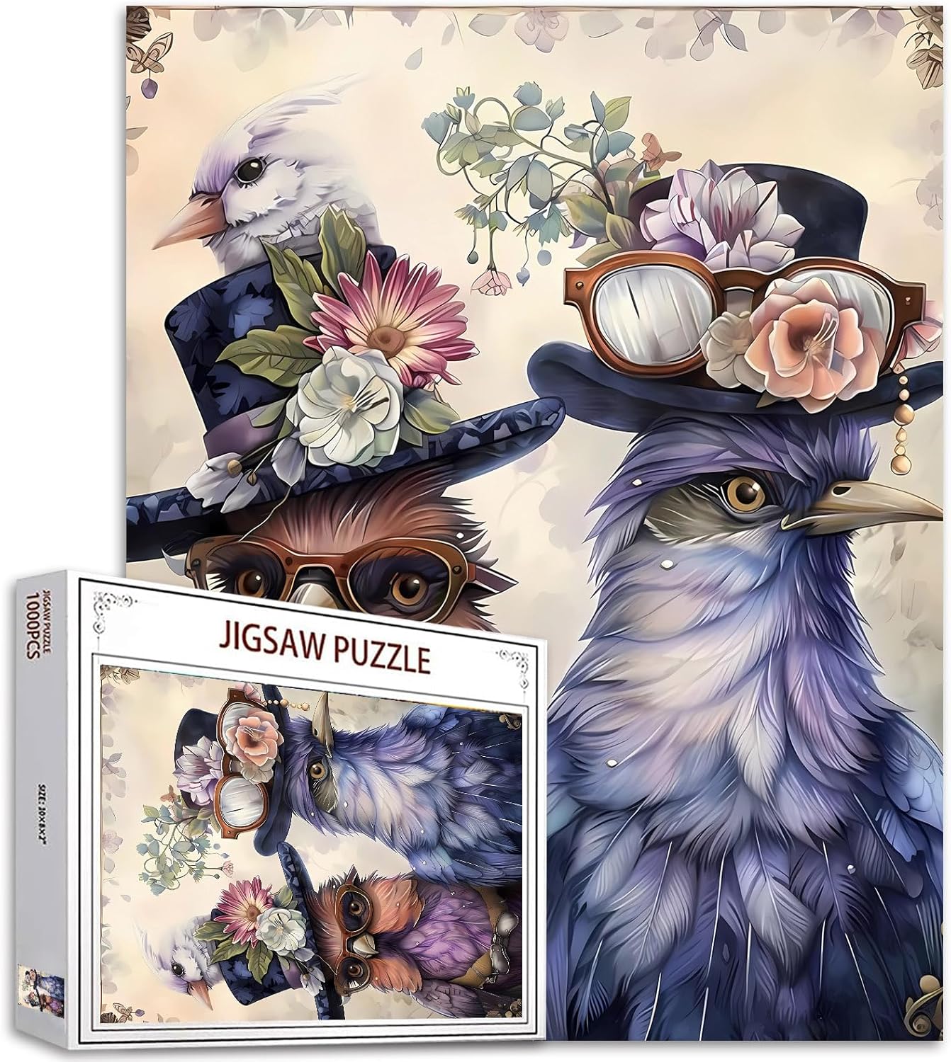 Birds in Hats Jigsaw Puzzles