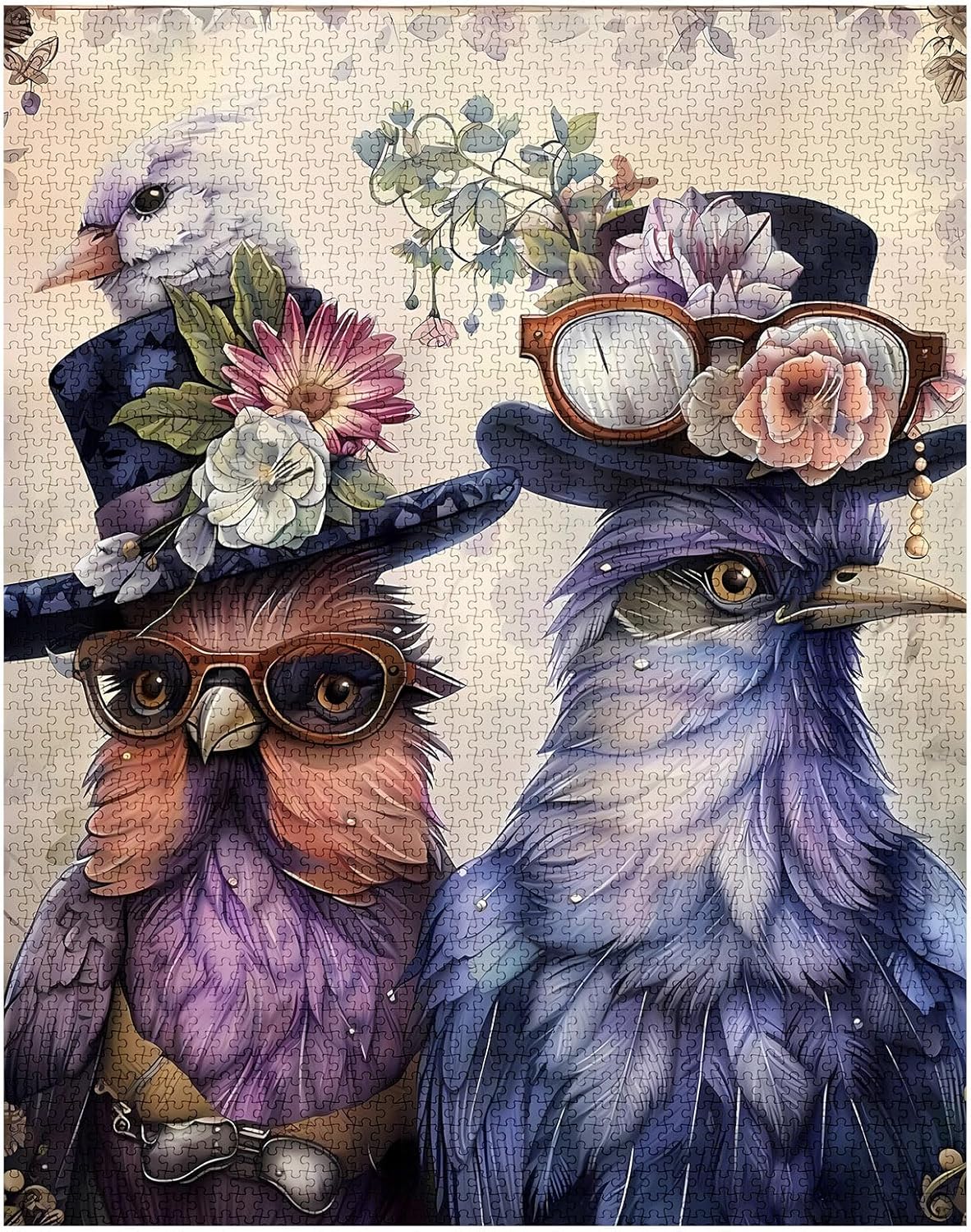 Birds in Hats Jigsaw Puzzles