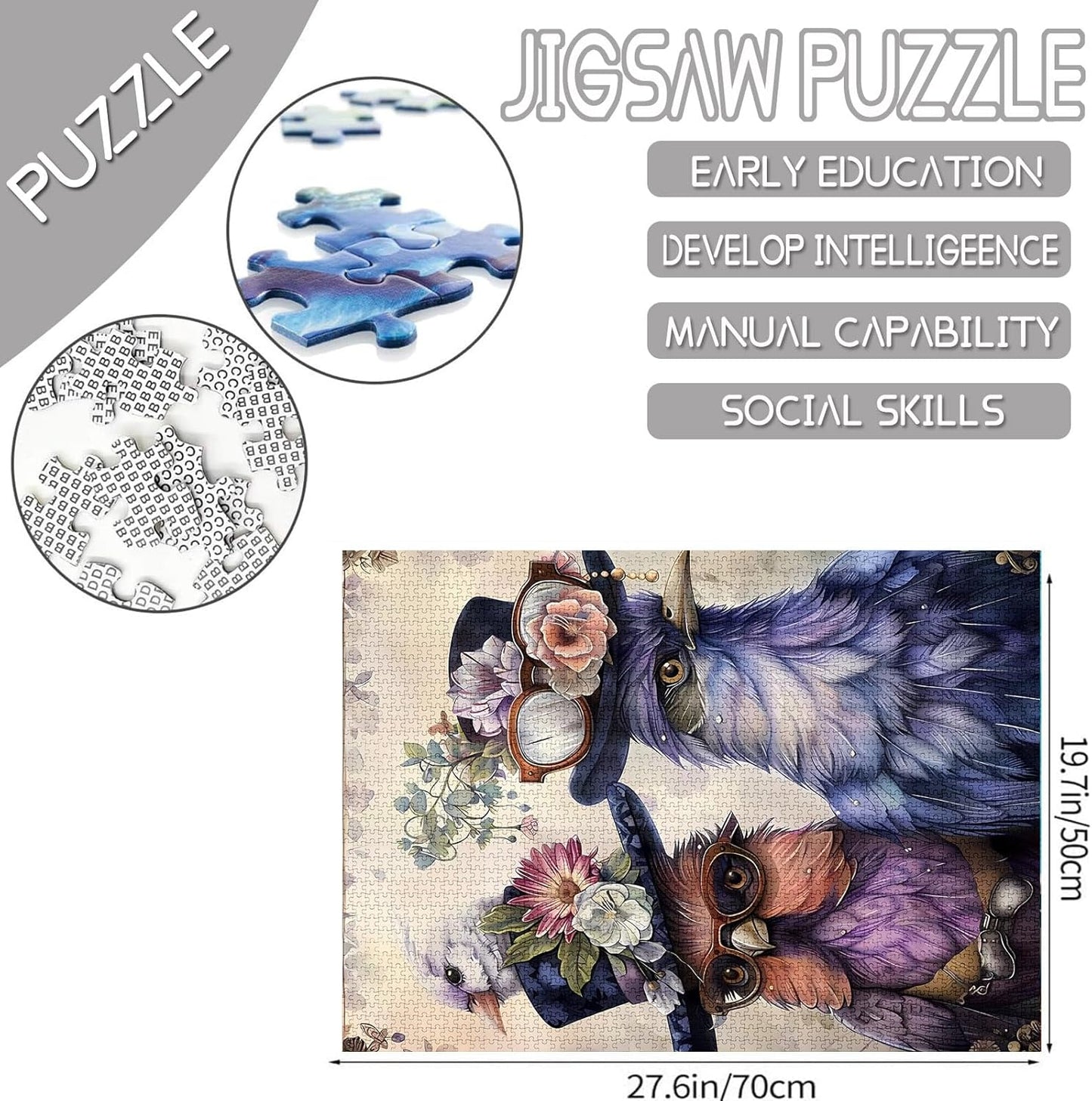 Birds in Hats Jigsaw Puzzles