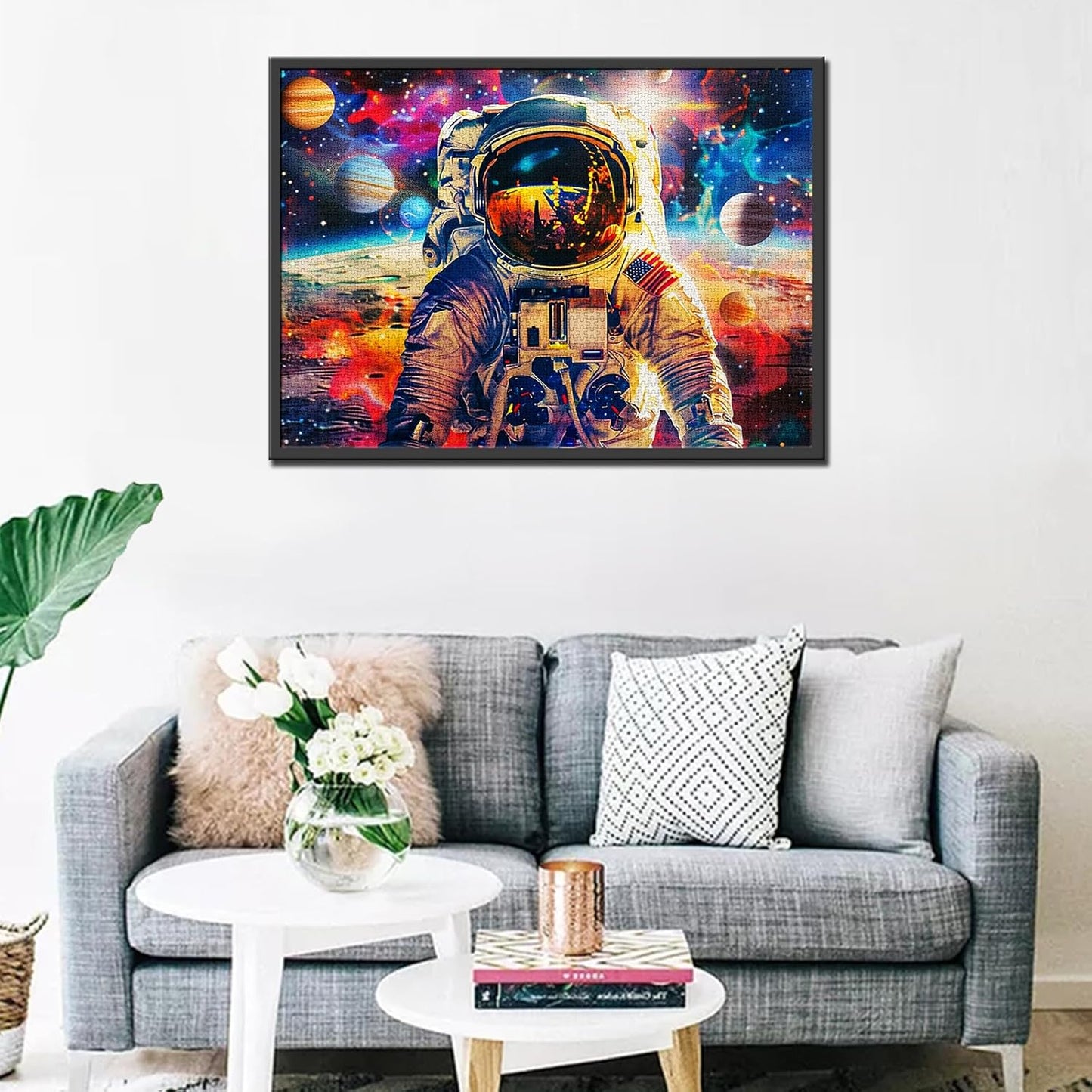 Astronaut Shining in the Golden Sunlight Jigsaw Puzzles