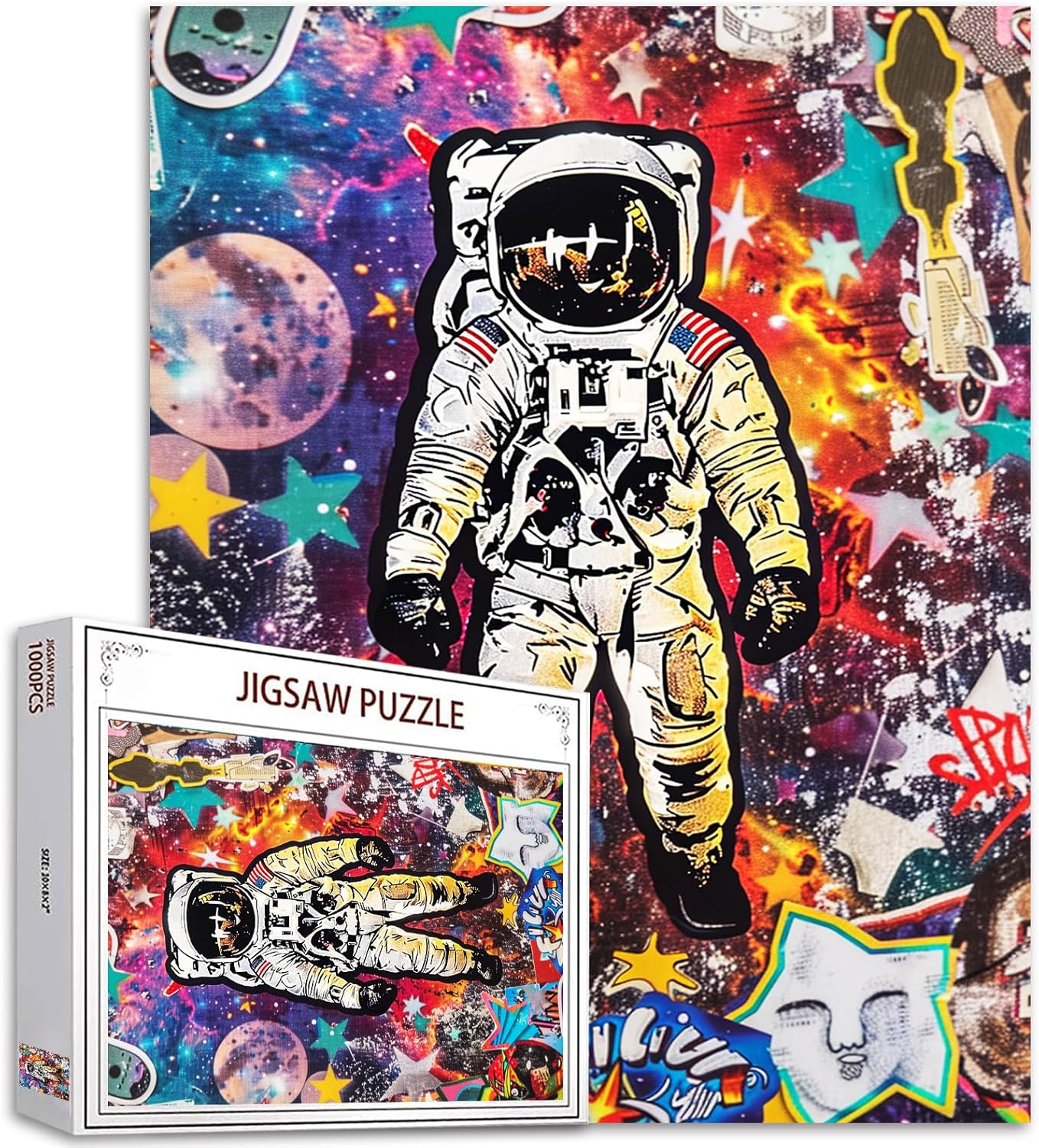 Graffiti Astronaut Jigsaw Puzzles