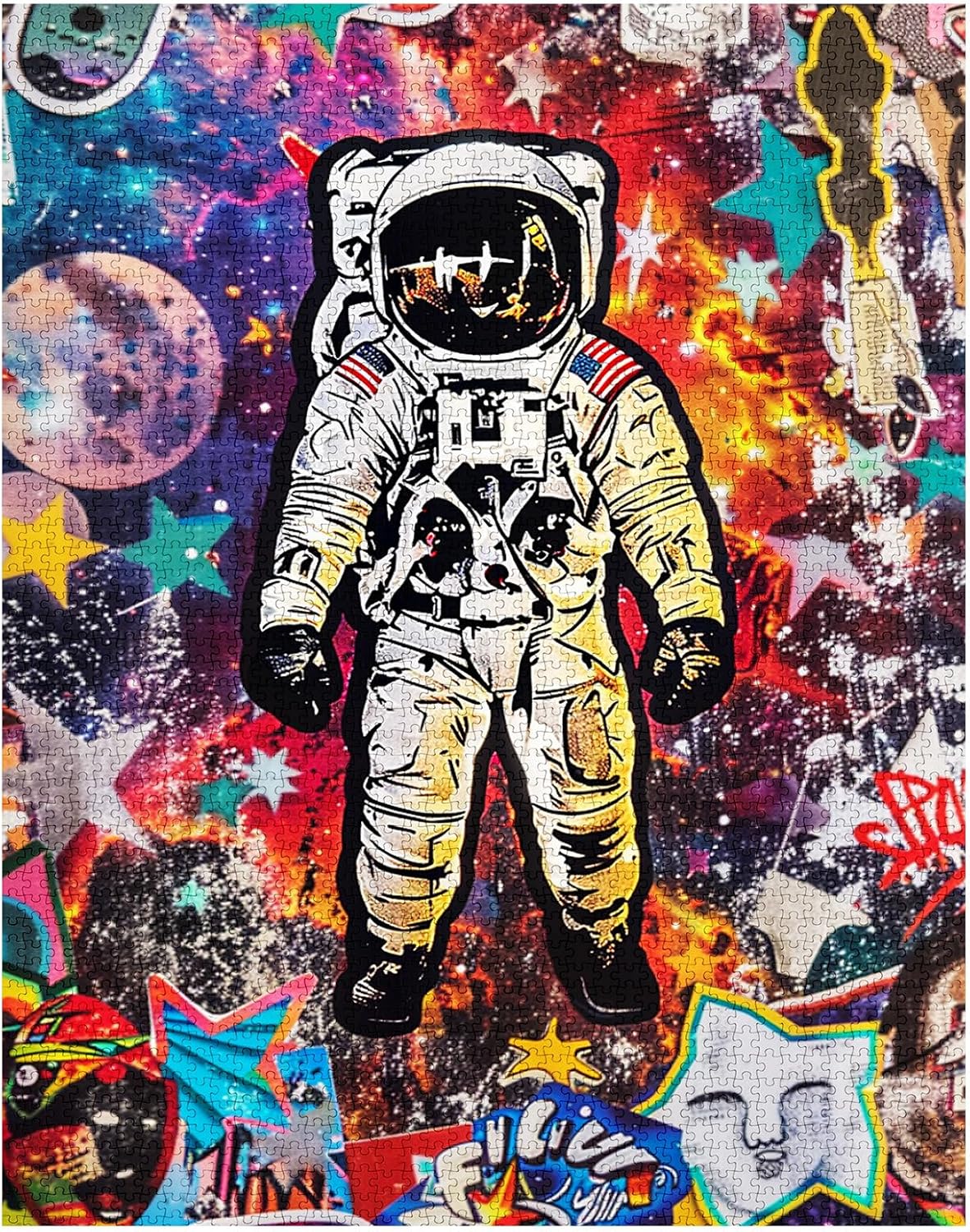 Graffiti Astronaut Jigsaw Puzzles