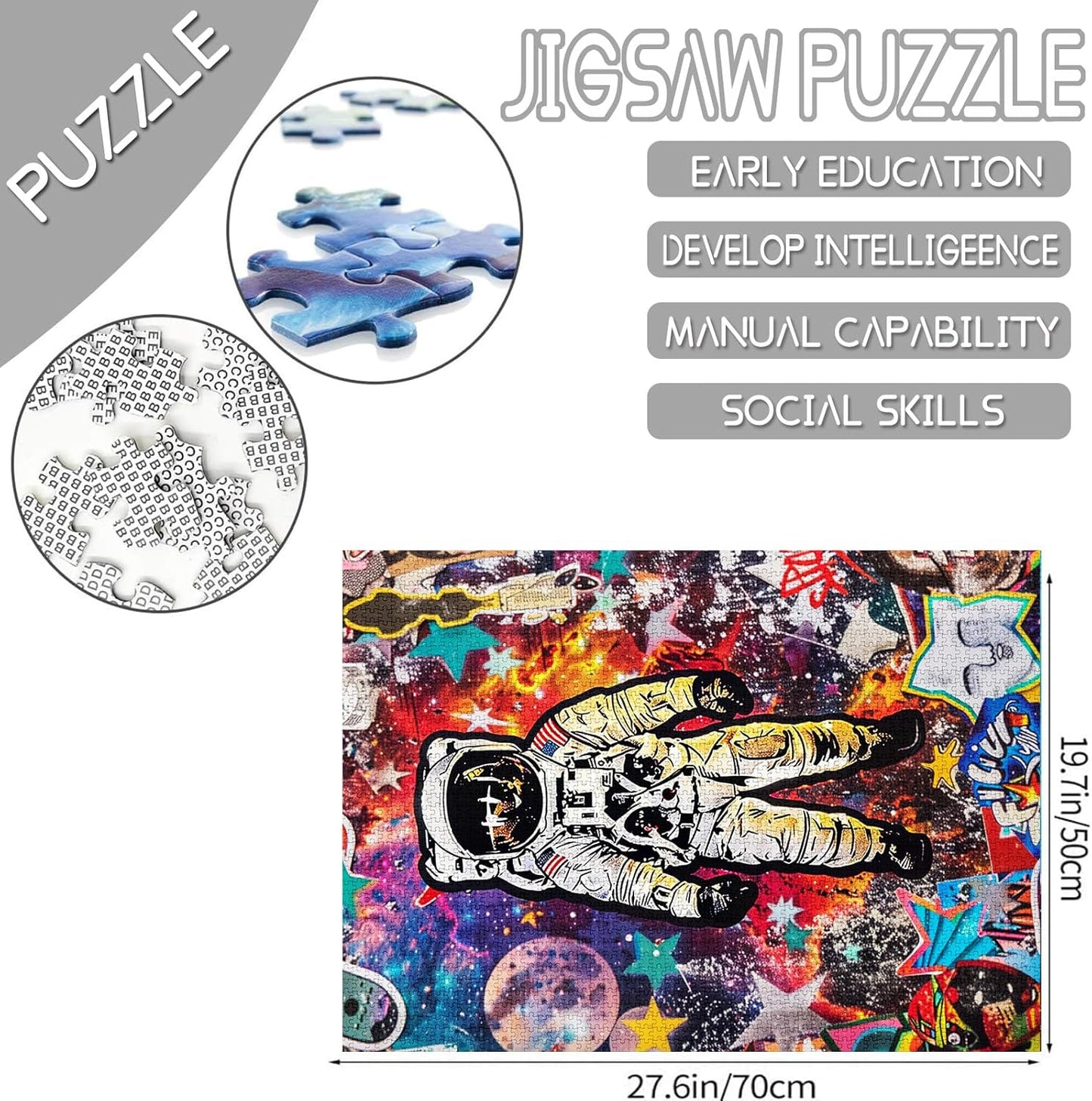 Graffiti Astronaut Jigsaw Puzzles