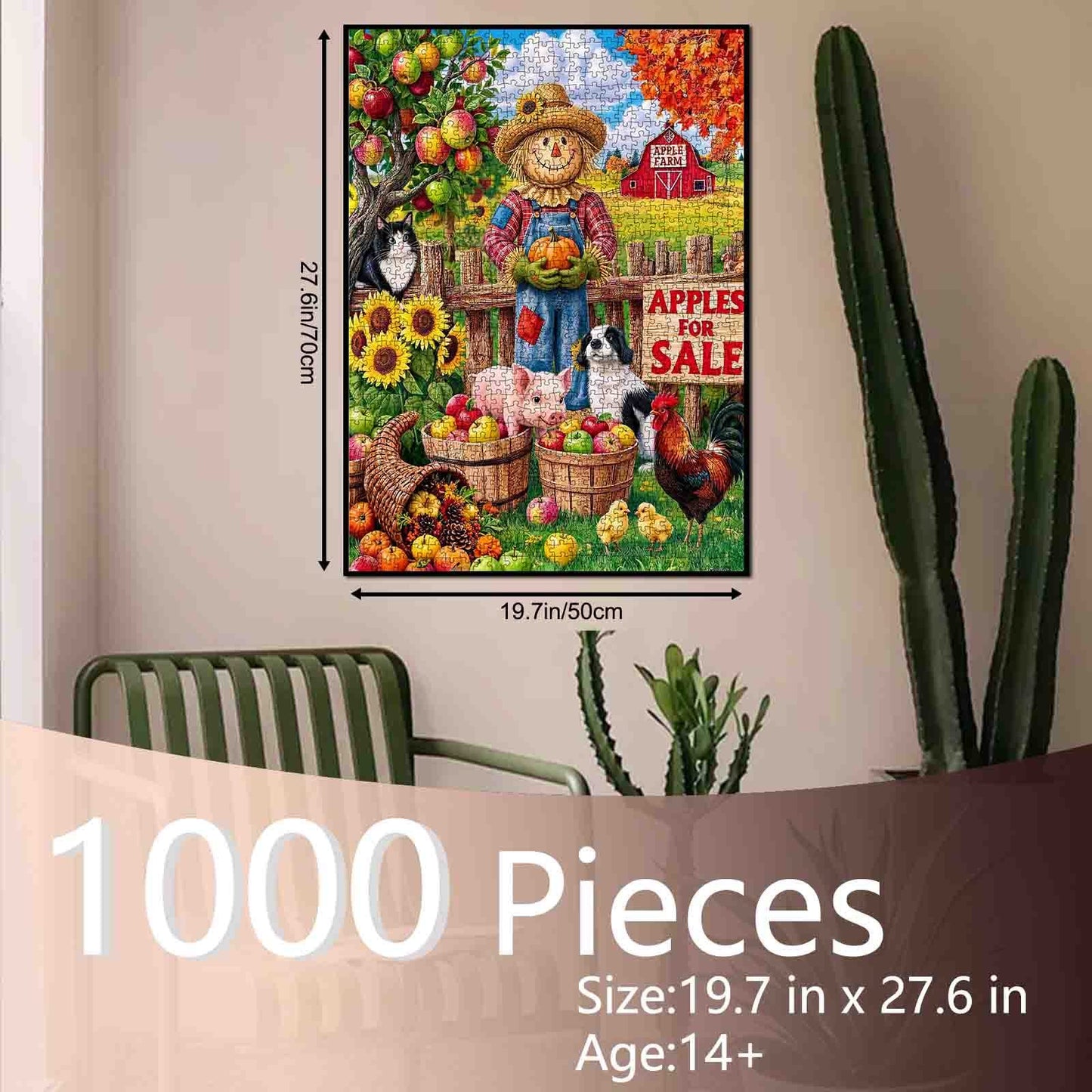Autumn Apple Farm Harvest Jigsaw Puzzle
