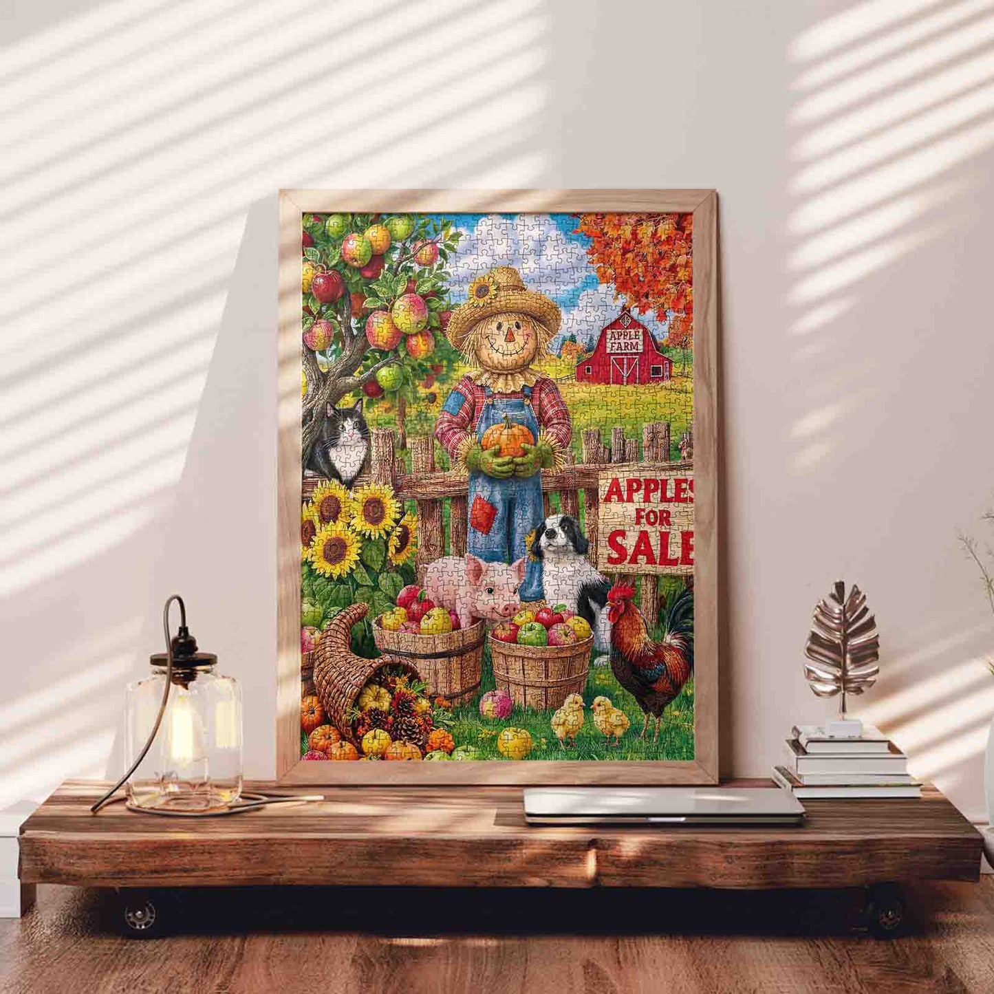 Autumn Apple Farm Harvest Jigsaw Puzzle
