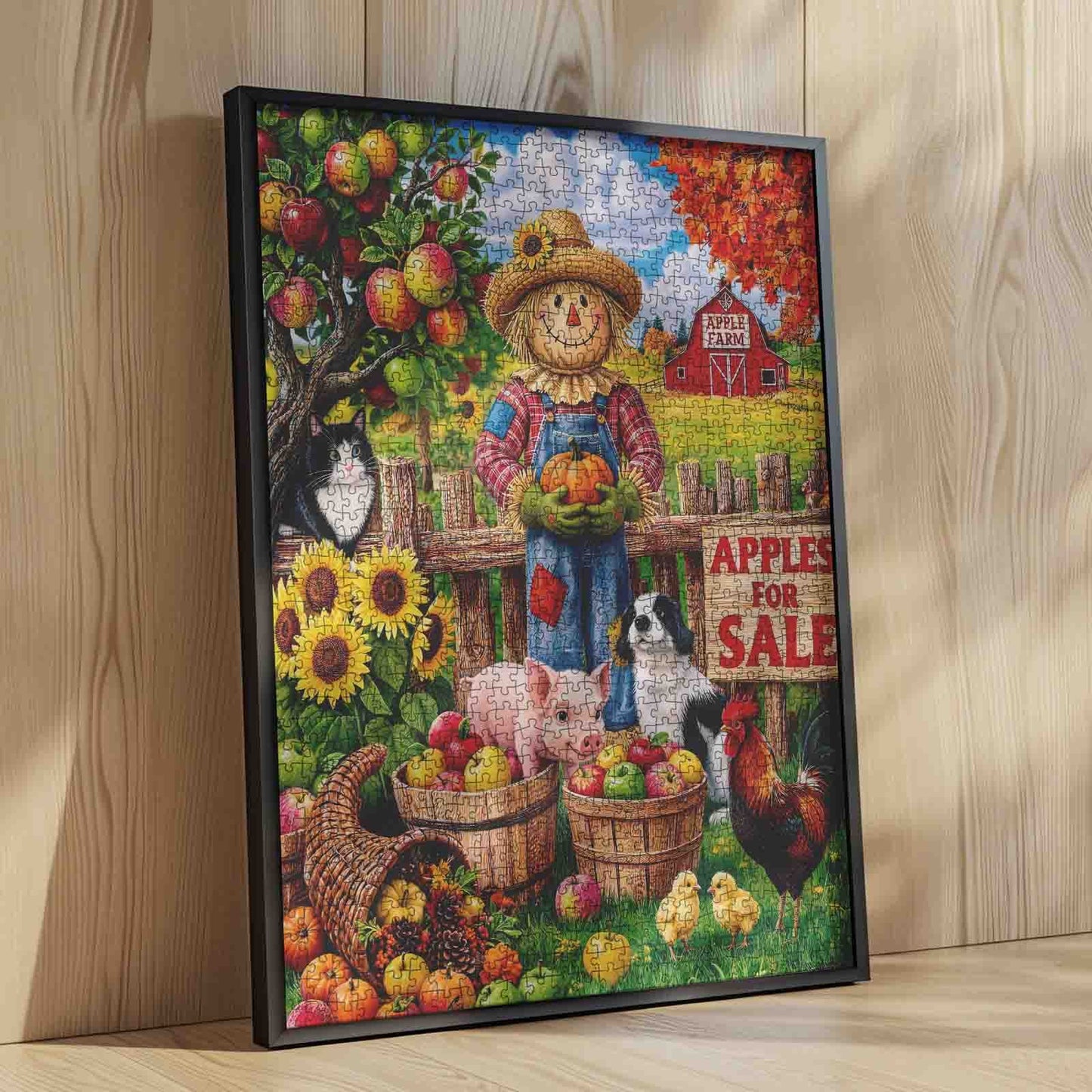 Autumn Apple Farm Harvest Jigsaw Puzzle
