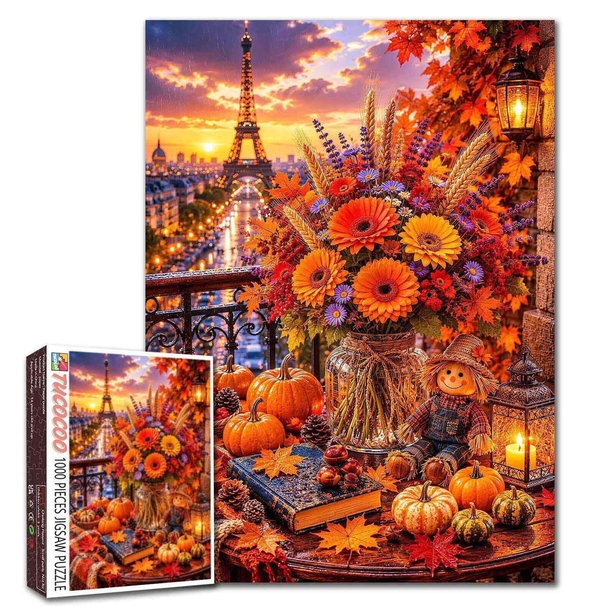 Autumn Evening in Paris Jigsaw Puzzle
