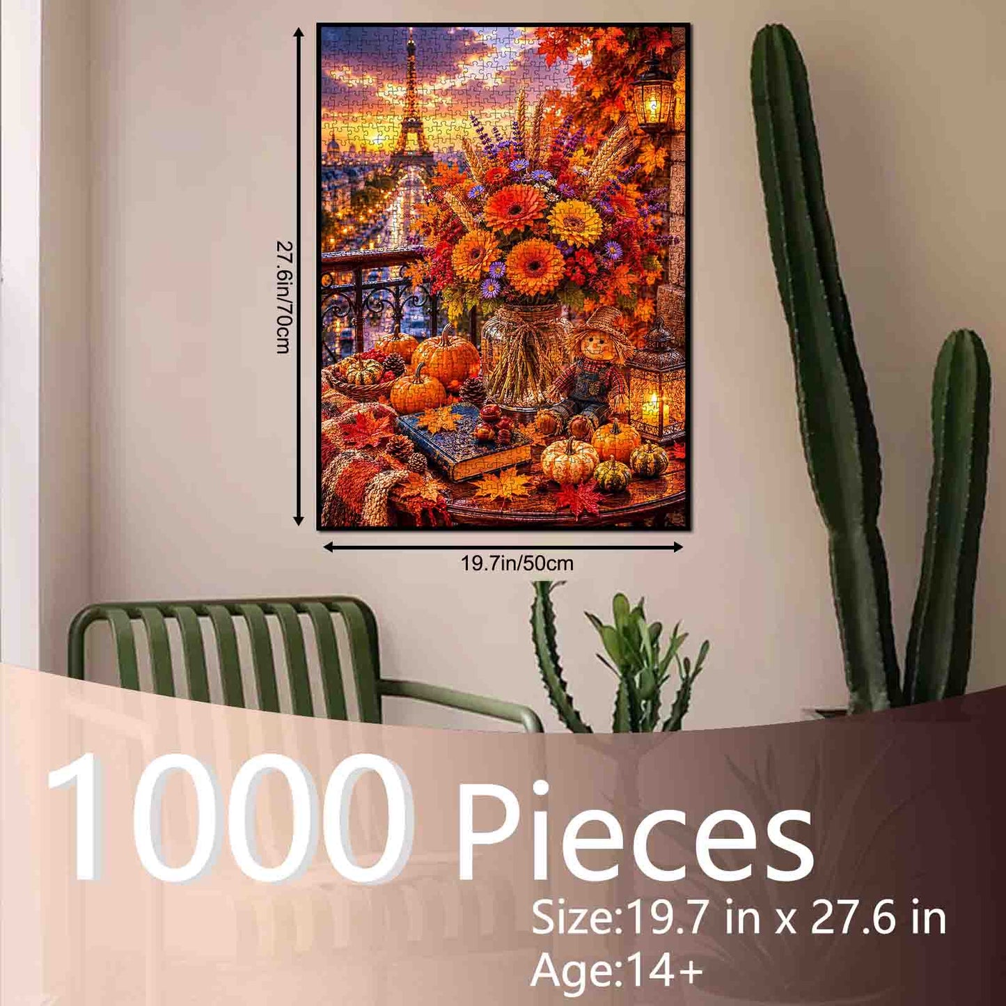 Autumn Evening in Paris Jigsaw Puzzle