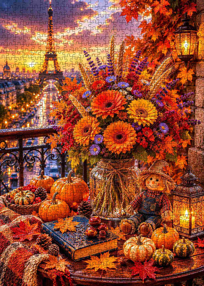 Autumn Evening in Paris Jigsaw Puzzle