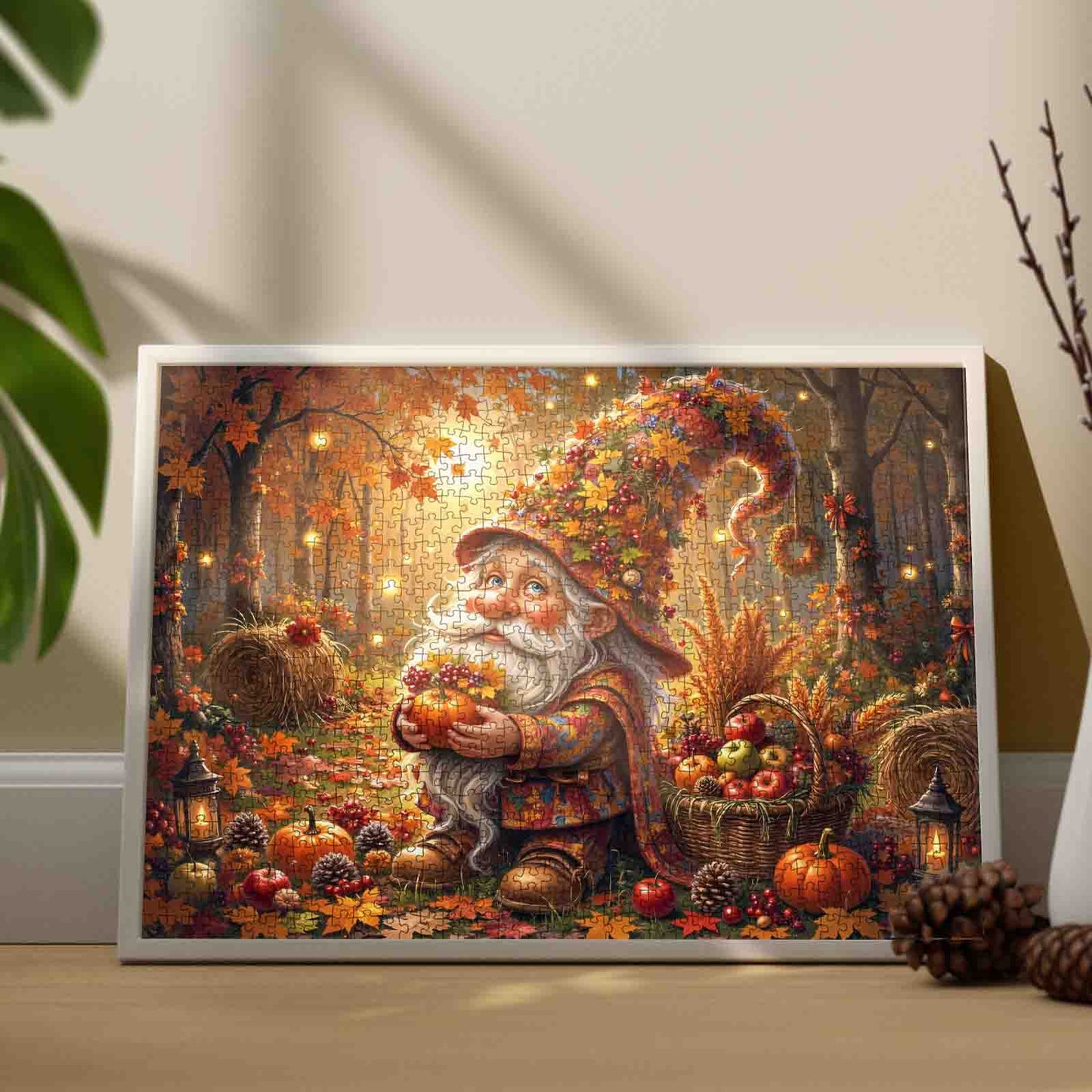 Autumn Forest Gnome Jigsaw Puzzle
