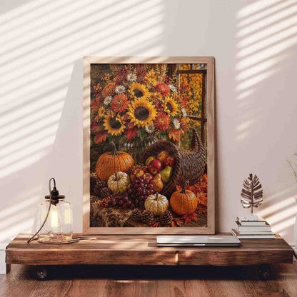 Autumn Harvest Cornucopia Jigsaw Puzzle