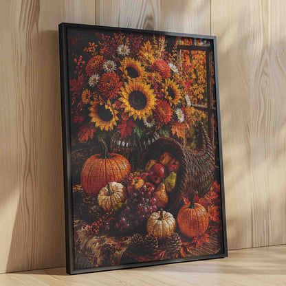 Autumn Harvest Cornucopia Jigsaw Puzzle
