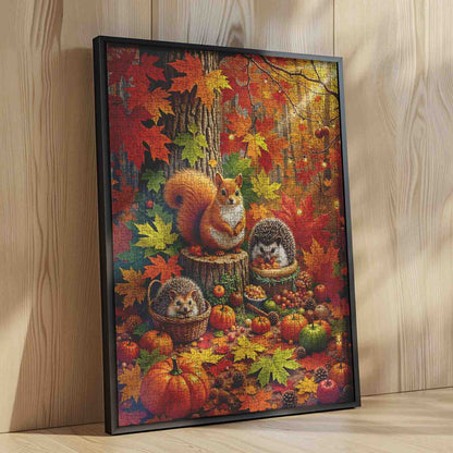 Autumn Woodland Friends Jigsaw Puzzle
