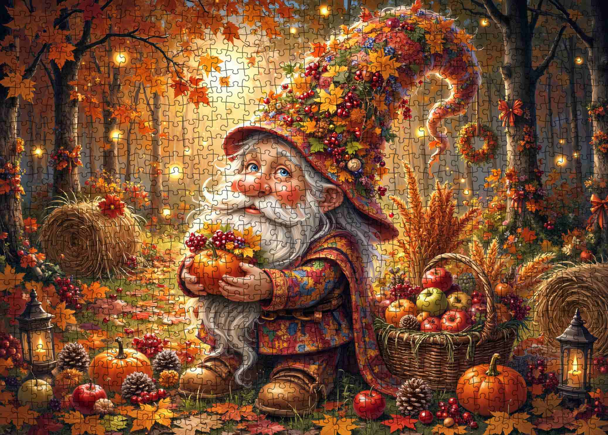 Autumn Forest Gnome Jigsaw Puzzle – Tucocoo