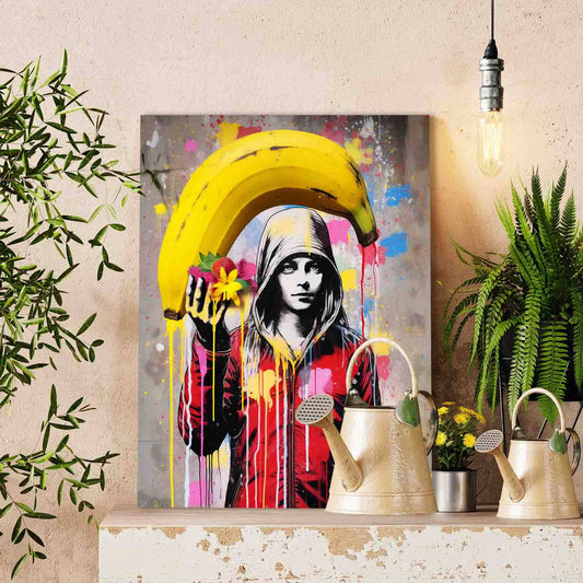 Banksy Pop Art Banana Boy Paint by Numbers
