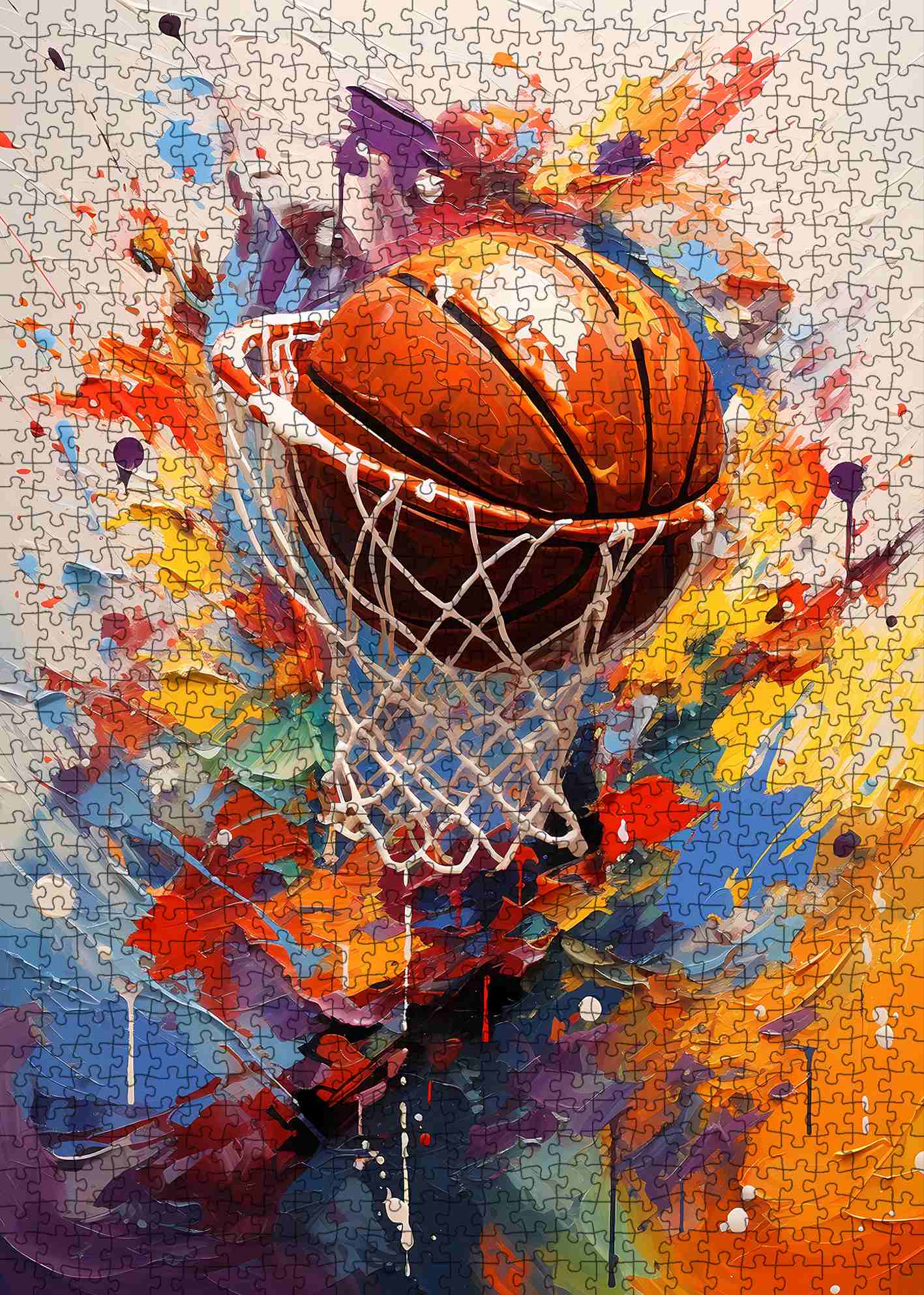 Basketball Slam Dunk Jigsaw Puzzle