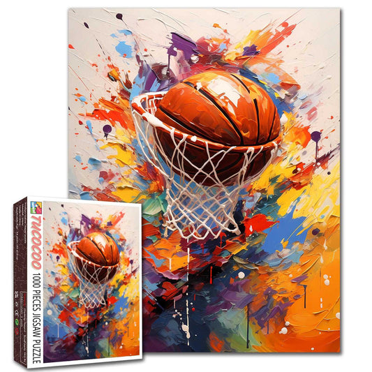Basketball Slam Dunk Jigsaw Puzzle