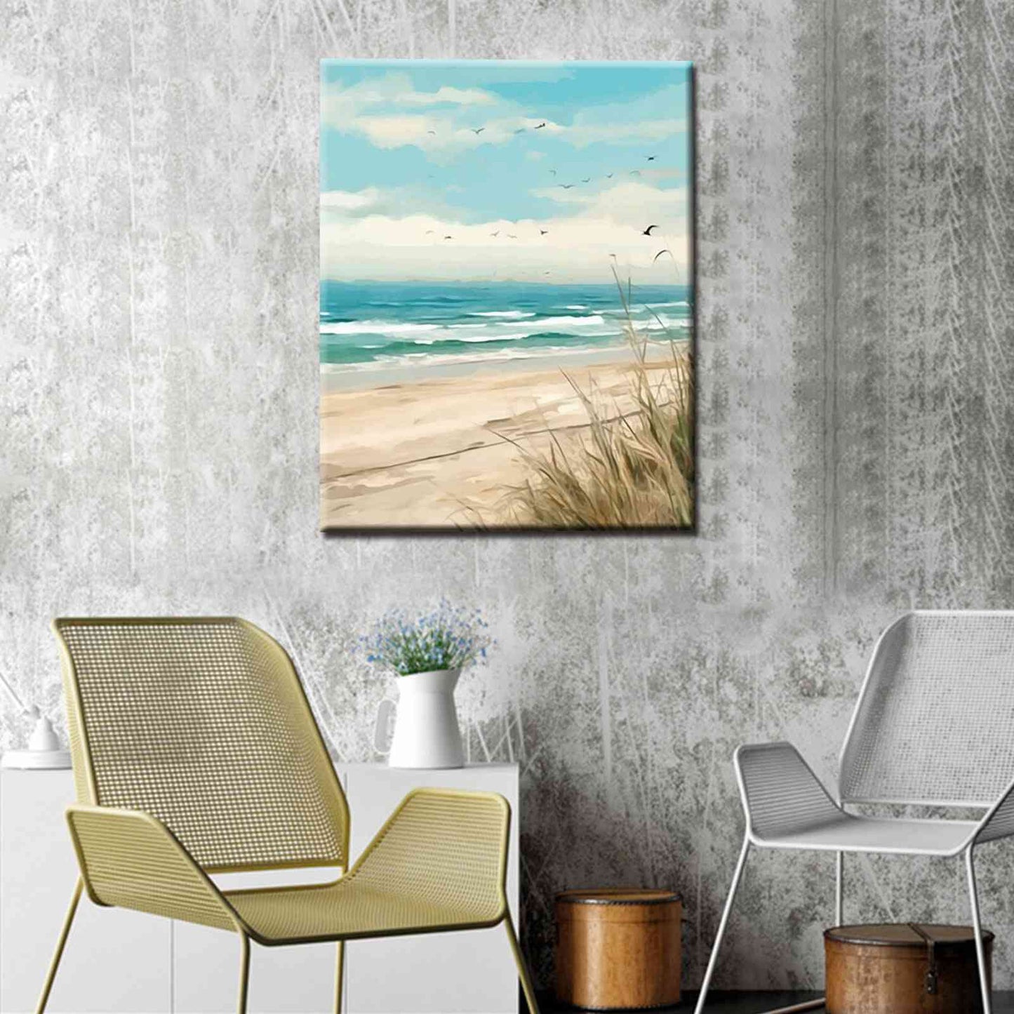 Tranquil Coastal Breeze Paint by Numbers