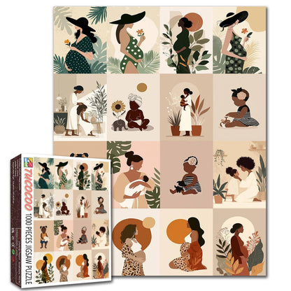 Beautiful Motherhood Moments Jigsaw Puzzle