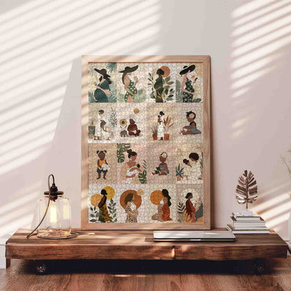 Beautiful Motherhood Moments Jigsaw Puzzle