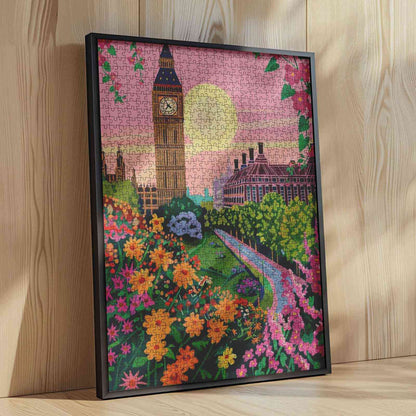 Big Ben Garden Glow Jigsaw Puzzle