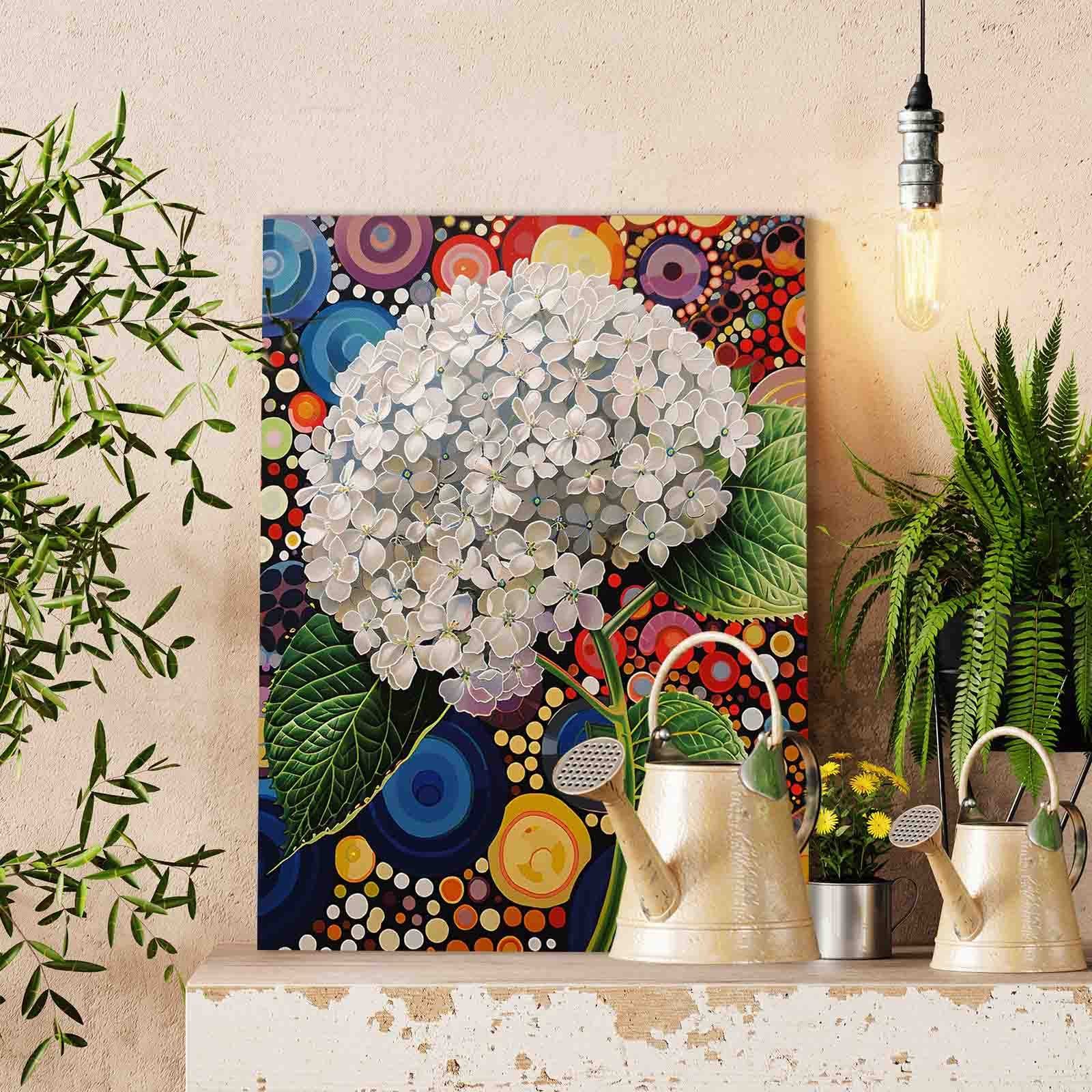 Blooming Hydrangea Elegance Paint by Numbers