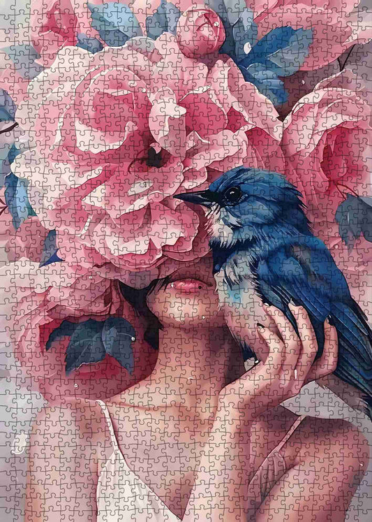 Bluebird Whisper Jigsaw Puzzle
