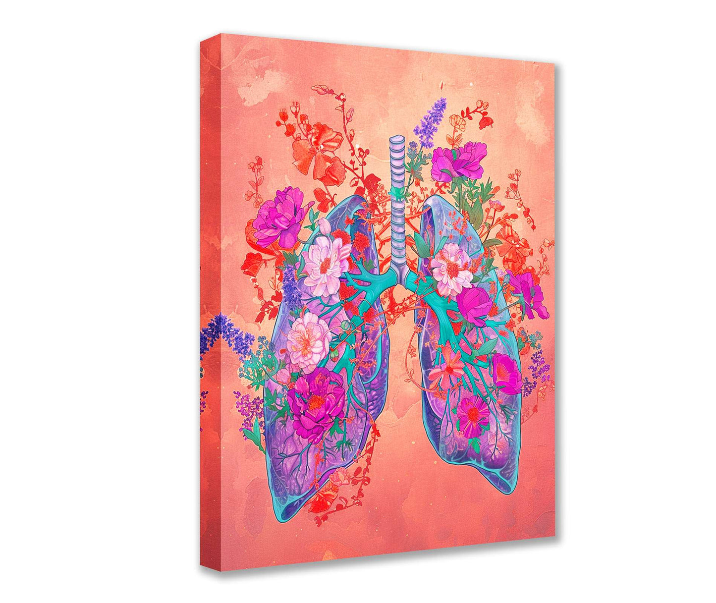 Blooming Lungs Canvas Wall Art