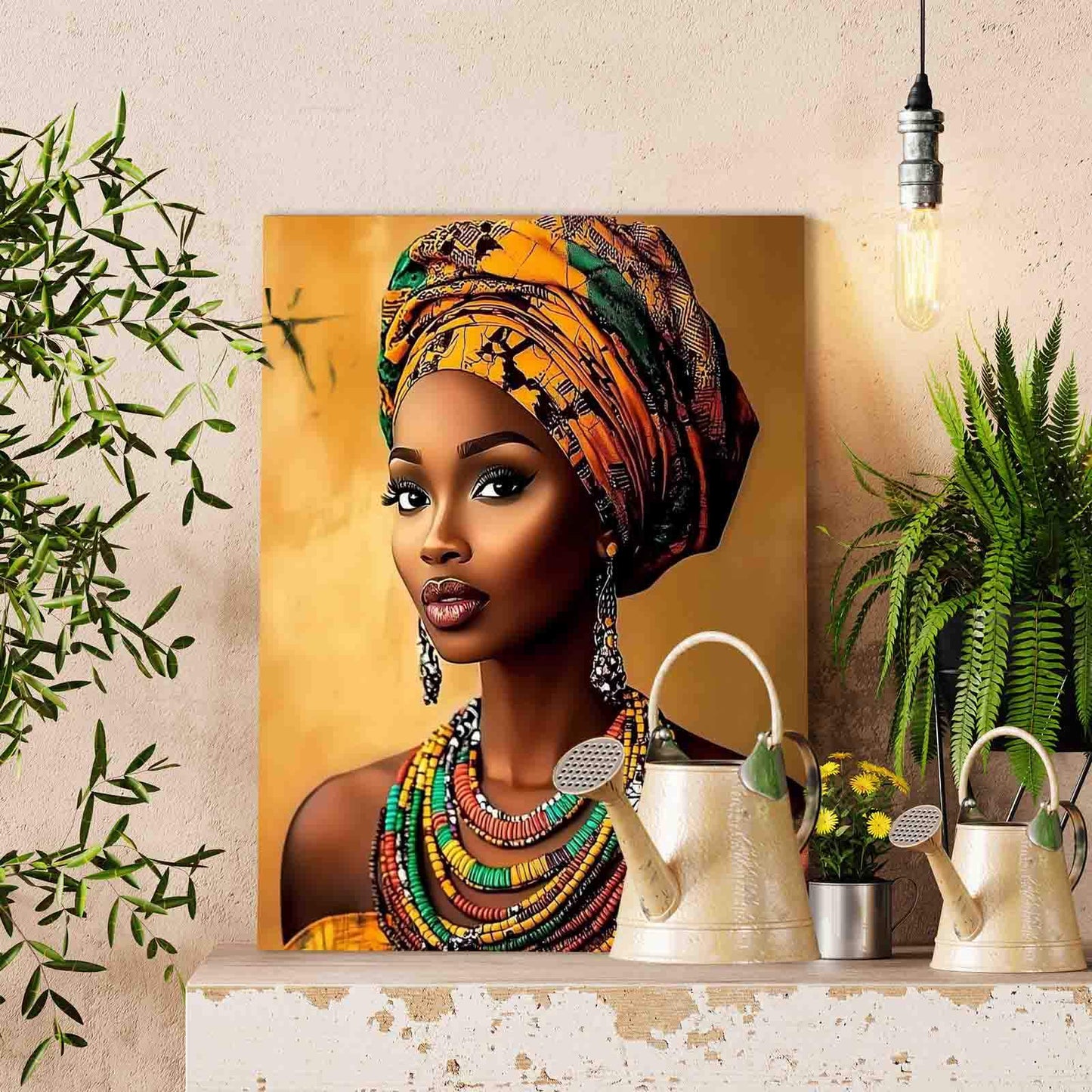 Bold Beauty in Beaded Elegance Paint by Numbers