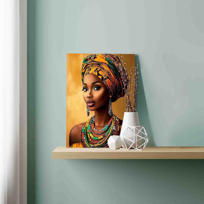 Bold Beauty in Beaded Elegance Paint by Numbers