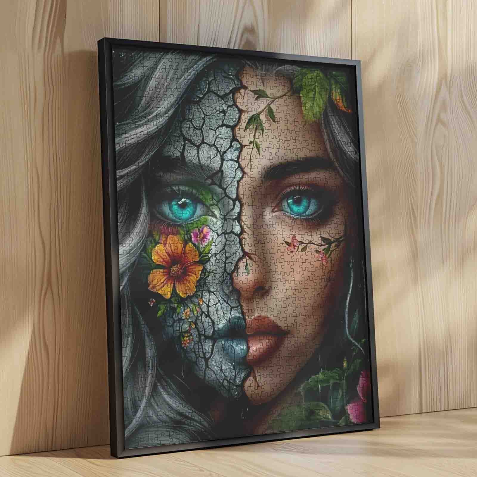 Broken Beauty Fantasy Woman Jigsaw Puzzle