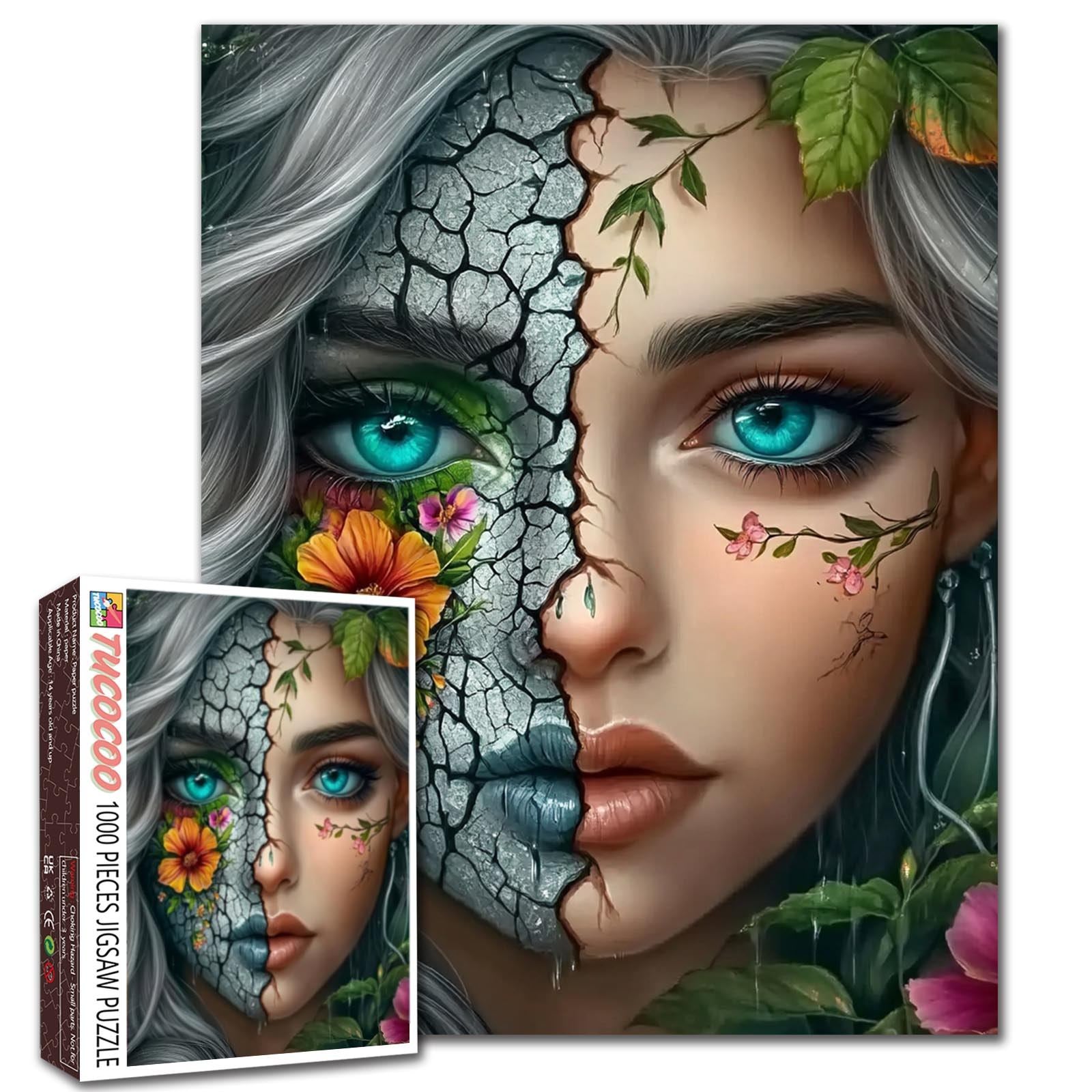 Broken Beauty Fantasy Woman Jigsaw Puzzle