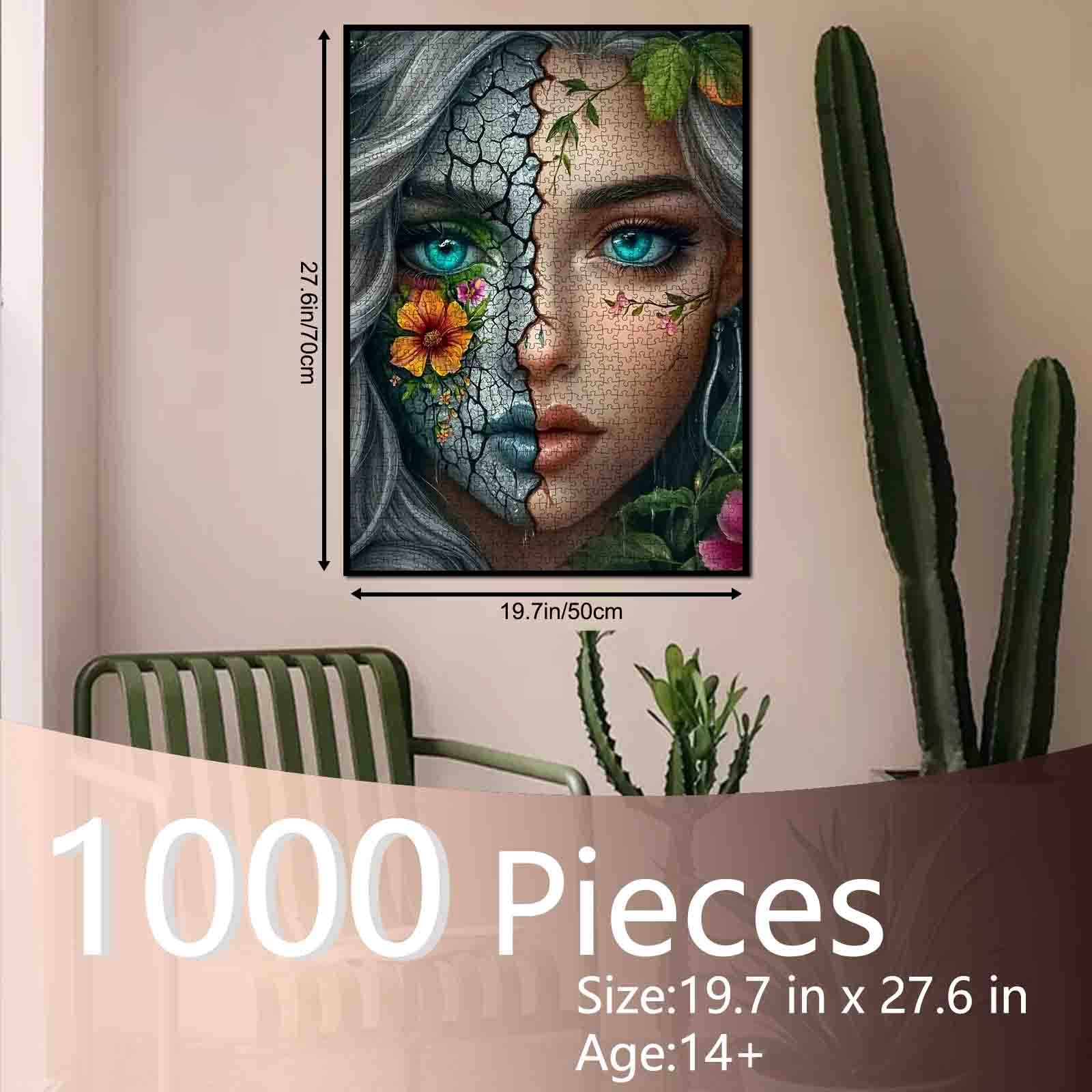 Broken Beauty Fantasy Woman Jigsaw Puzzle