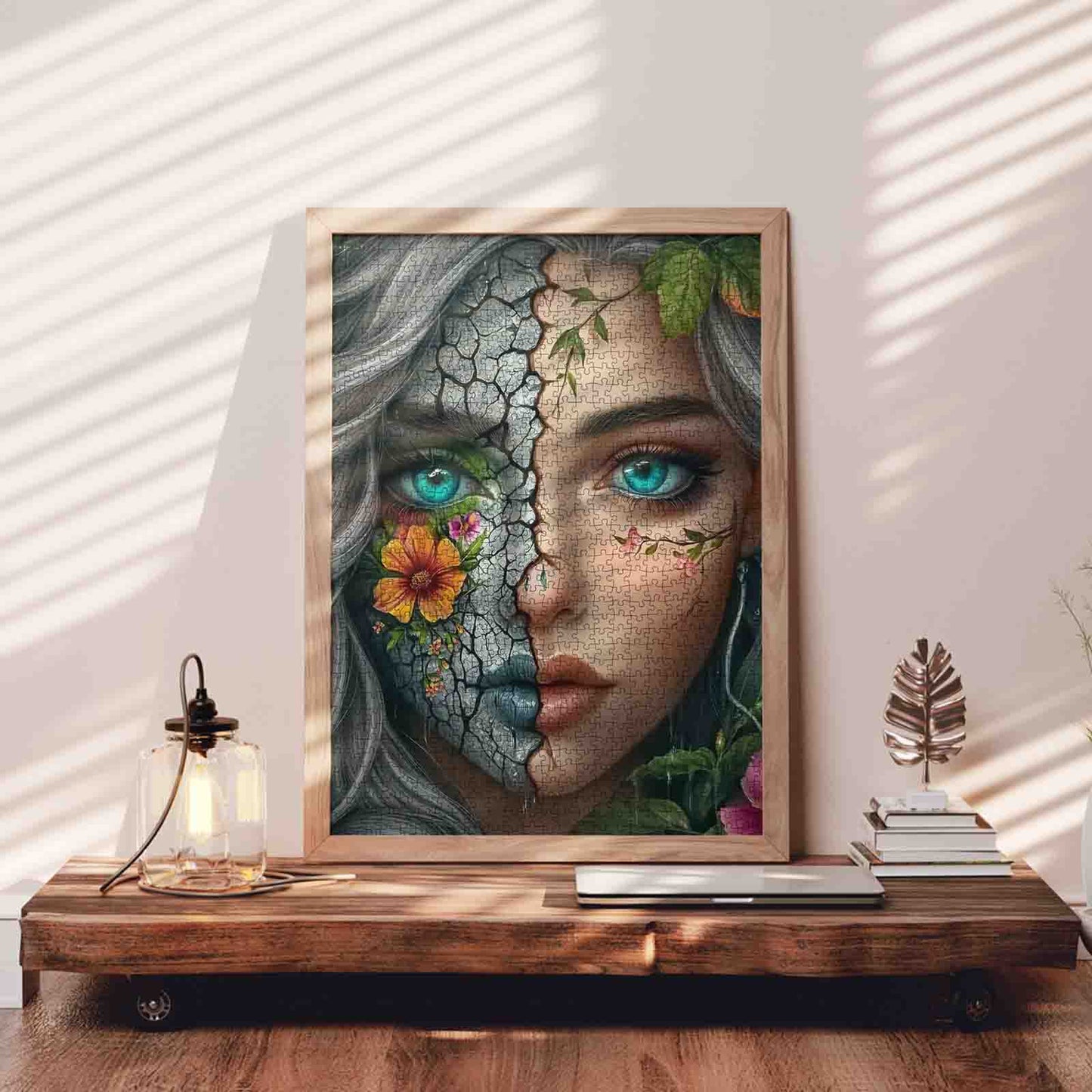Broken Beauty Fantasy Woman Jigsaw Puzzle