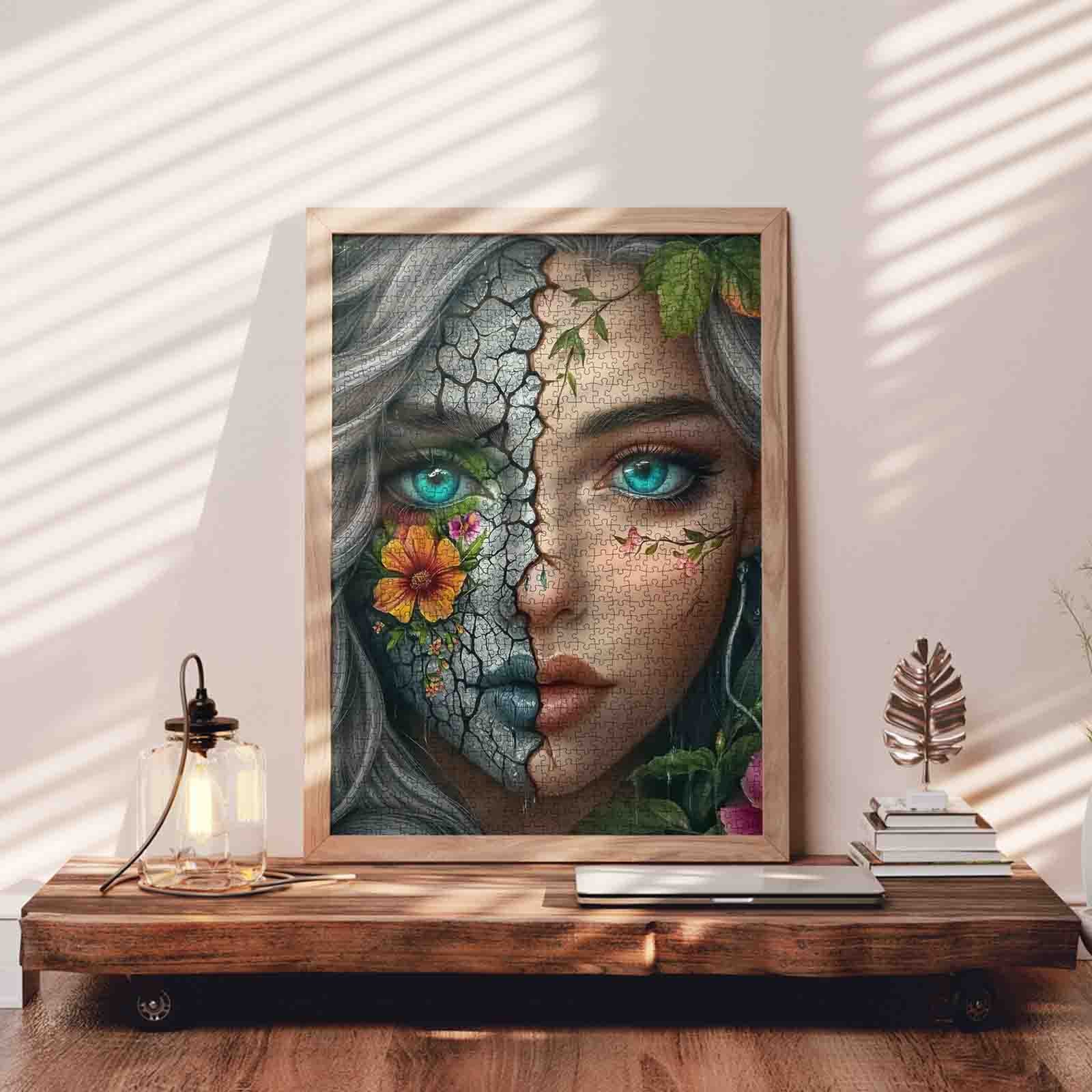 Broken Beauty Fantasy Woman Jigsaw Puzzle