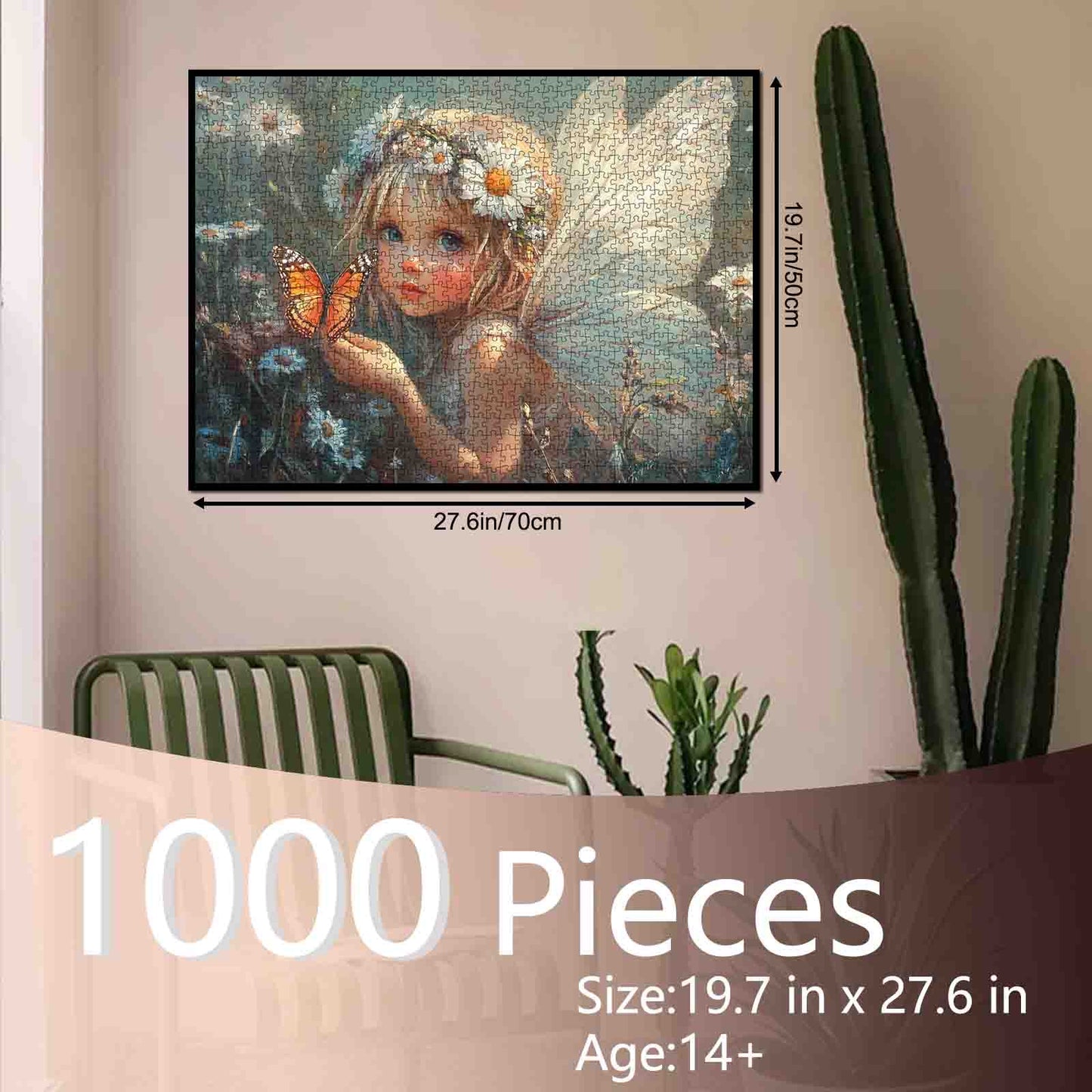 Butterfly Angel Meadow Jigsaw Puzzle