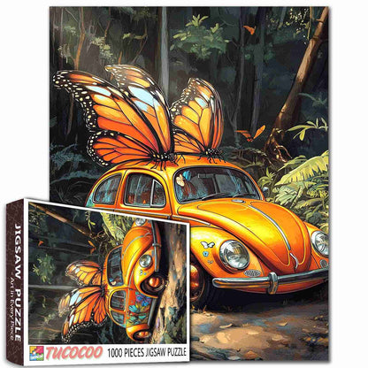 Butterfly Beetle Fantasy Jigsaw Puzzle
