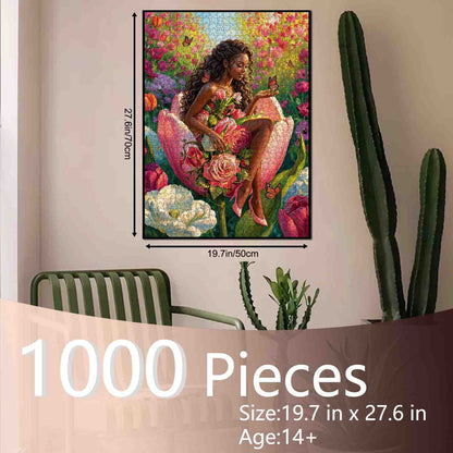 Butterfly Blossom Garden Dream Jigsaw Puzzle